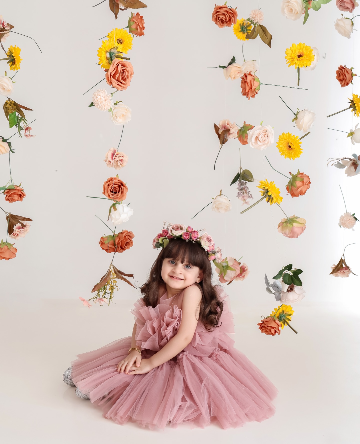 🪷🪷🪷little spring fairy surrounded by flowers