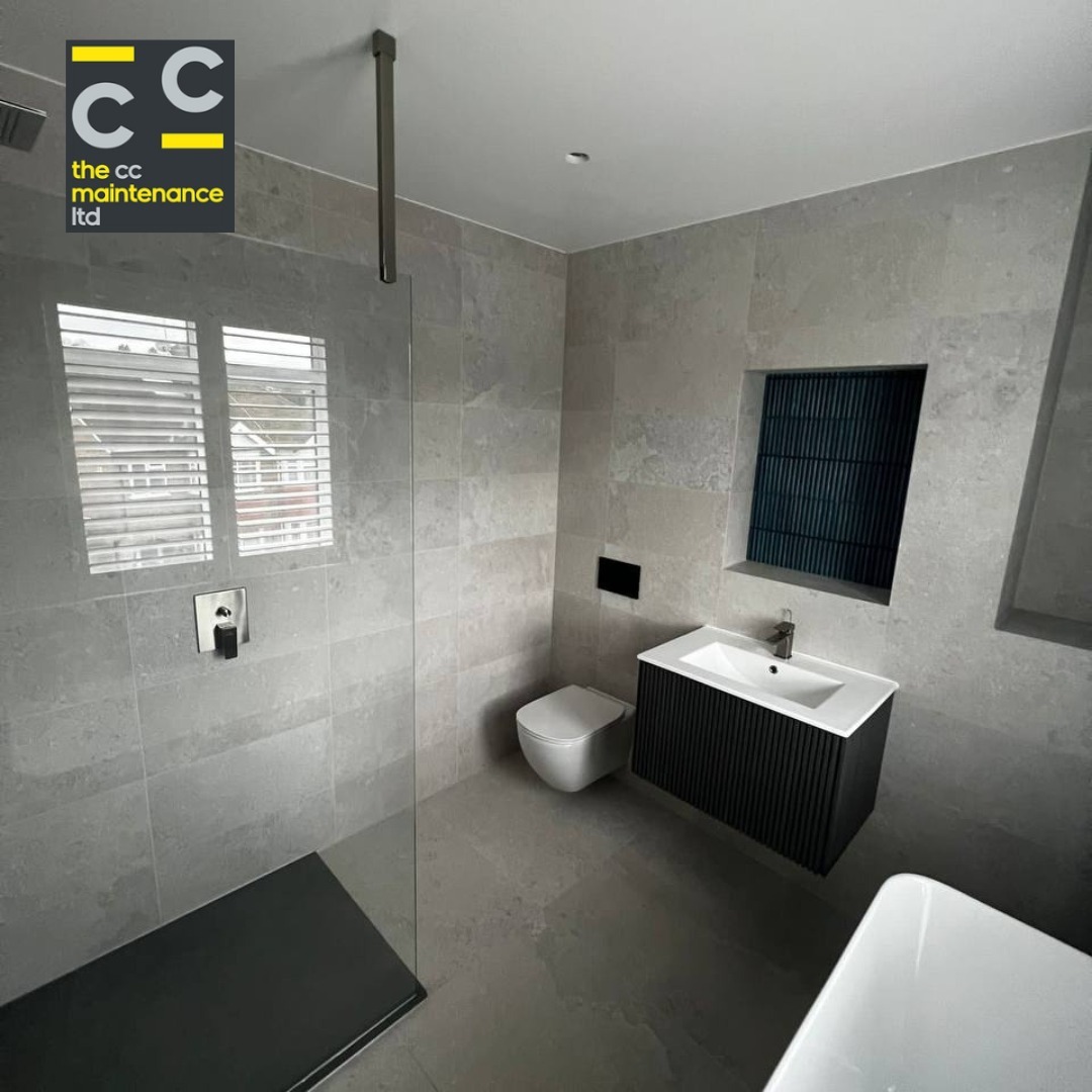 👷 Our team is hard at work on a stunning renovation project in our hometown of Barnet, North London.
🏠 We're transforming this house from top to bottom, creating a chic bedroom, versatile storage space, and a breathtaking minimalist bathroom.
🚿 Featuring state of the art underfloor heating and contemporary fixtures, this bathroom is set to impress!
📐 Follow along as we document every step of the journey - from design to construction.
#TheCCMaintenance #MaintenanceLondon #BuildingMaintenance #MaintenanceExperts #London #Hertfordshire