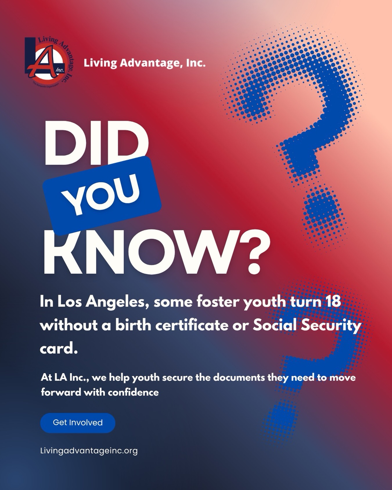 Be apart of the movement 👥
Help us support at-risk youth in LA. Donate today.
#didyouknow #333impactfund #momsanddadsoffosteryouth #givebackla #lainc