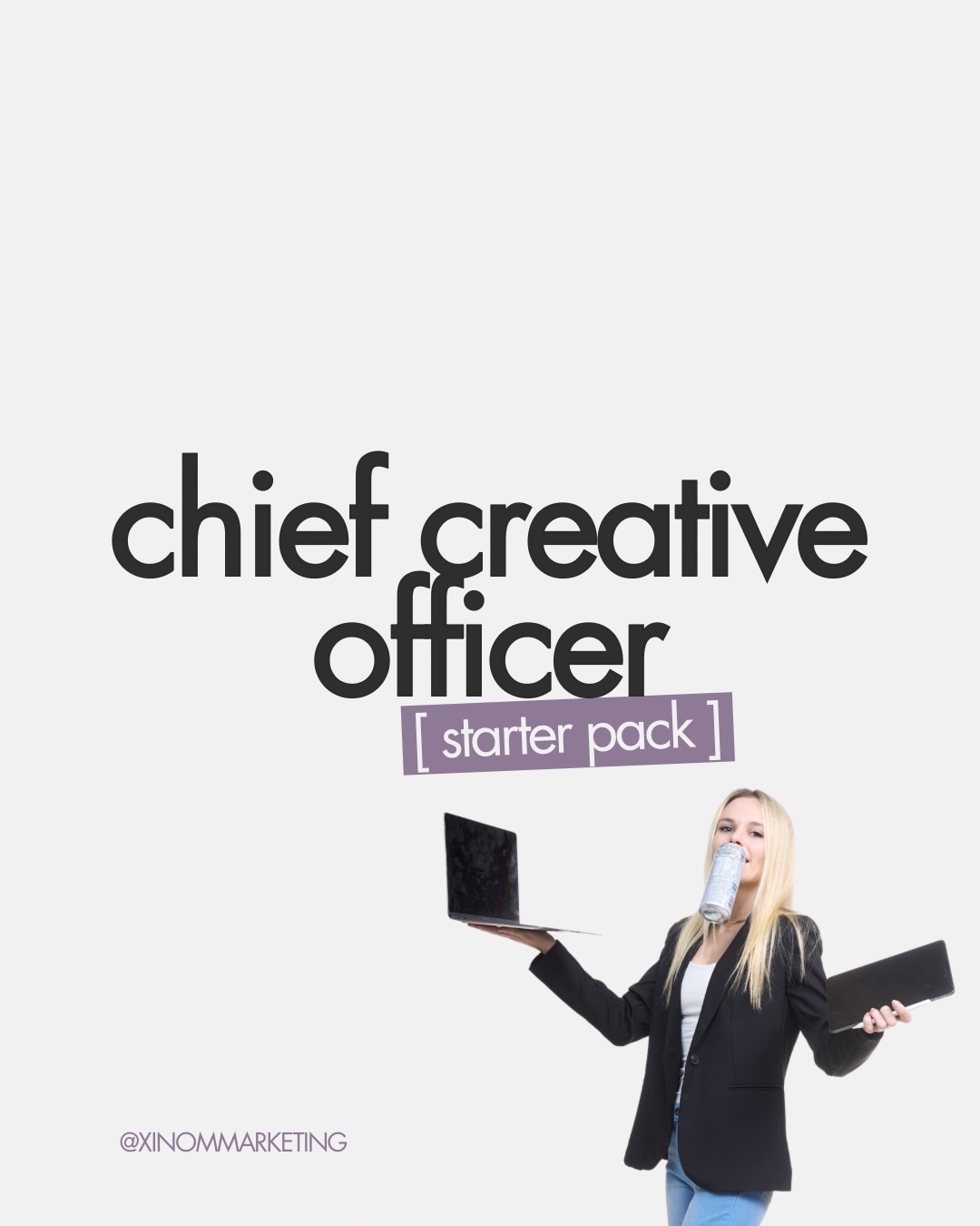 Chief creative officer, but make it chaos 🖤
One hand on the laptop, one hand on the iPad, and somehow still replying to emails ⚡️
Apps open, tabs everywhere, storage full, ideas even fuller 💌
This is what content creation actually looks like. A little bit of strategy, a little bit of madness, and a lot of making it work anyway.
Every creator has a starter pack. This one just runs on vibes.
Let’s get digital. 💜