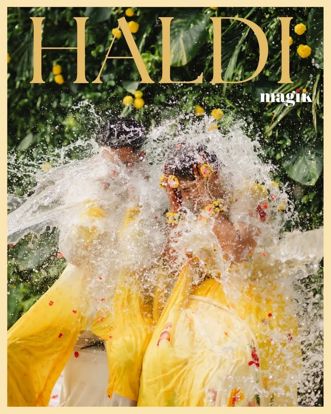 HALDI HERITAGE: Embracing the vibrant heritage of Haldi! 🌼✨ Ganesh and Aasa's Haldi ceremony was the perfect mix of tradition and pure fun—think turmeric face masks and a lot of laughter. The Haldi ceremony, a beloved pre-wedding ritual in Indian culture, involves friends and family applying a turmeric paste to the bride and groom. Historically, this tradition symbolizes purification, protection, and good fortune, with turmeric's natural glow-boosting properties being an added bonus. Picture a lively splash of yellow, joyful music, and loved ones having a blast. Who knew a spice could spark so much love and laughter?
.
.
.
.
#HaldiHeritage #TraditionAndFun #WeddingBliss #GaneshAndAasha #MagikMoments #haldiceremony #indianwedding #desiwedding #weddinginspiration #haldimoments #bigfatindianwedding #weddingrituals #brideandgroom #haldifun #culture #indianculture