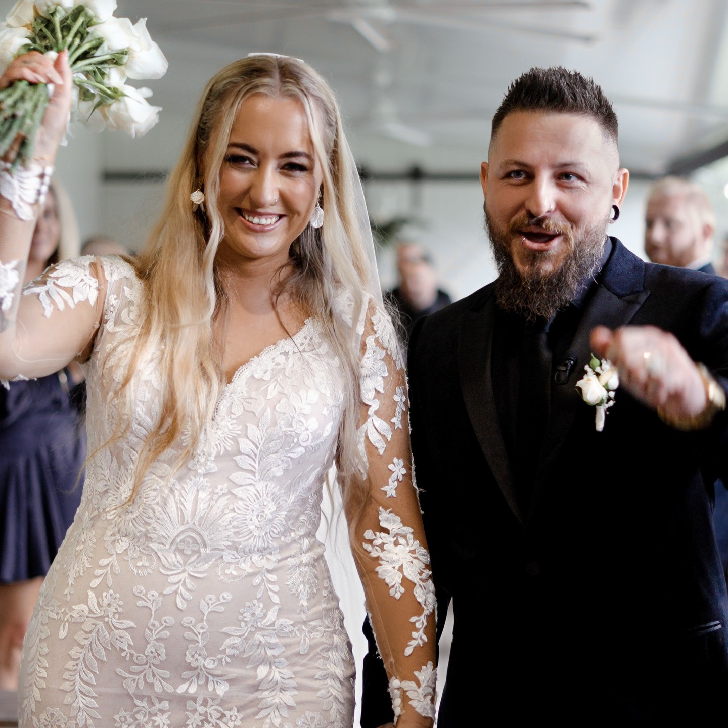 Karlee and Joel just rocking out like the legends they are! 🖤