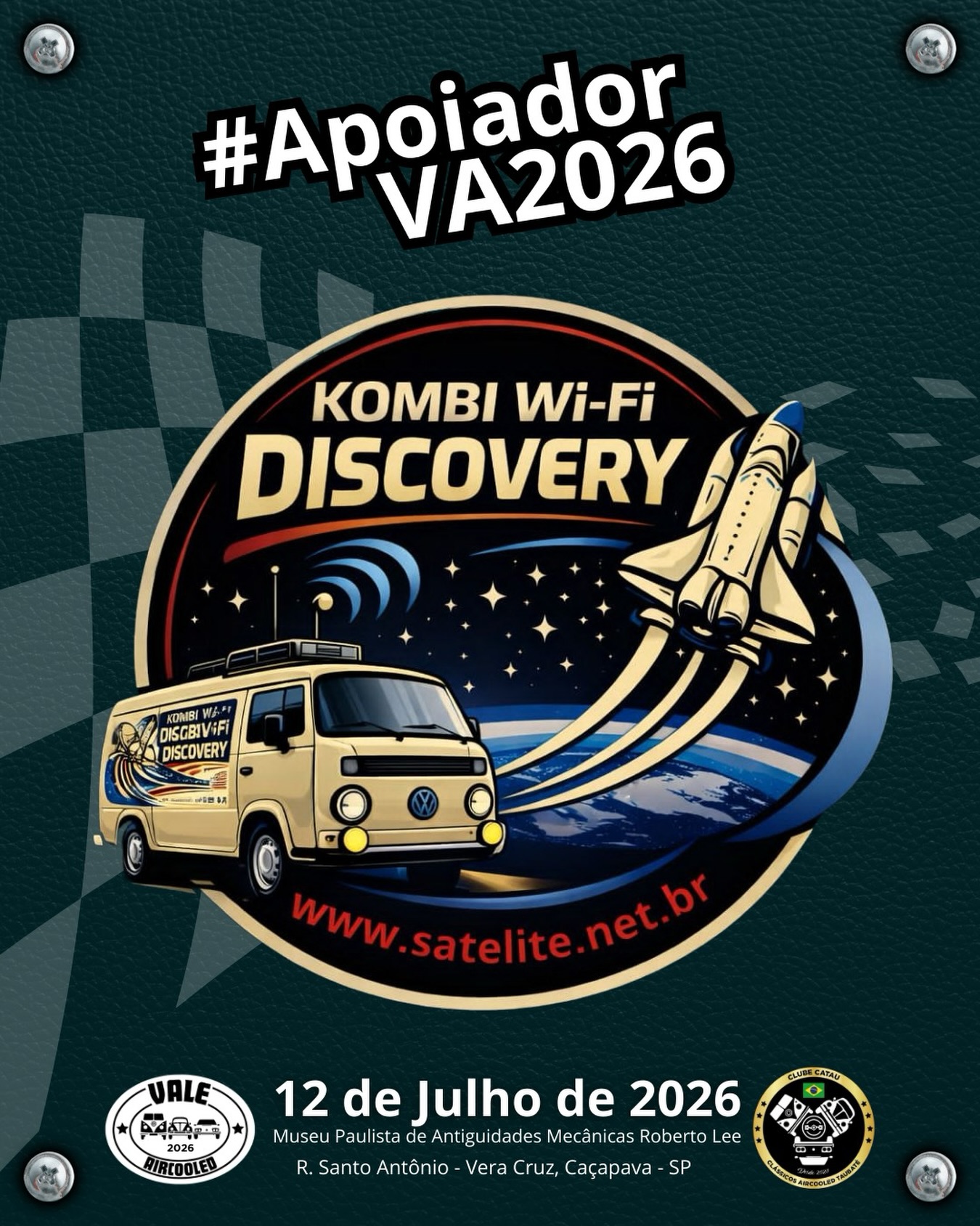 📡🚐 Conectividade no estilo clássico!
A Kombi Wi-Fi Discovery marca presença no Vale Aircooled 2026 trazendo uma mistura perfeita de nostalgia com tecnologia. Um ícone dos aircooleds agora transformado em ponto de conexão, mantendo todos online em meio a um evento cheio de história sobre rodas.
Clássico por fora, inovação por dentro — do jeitinho que a gente gosta! 💛📶
#ValeAircooled2026 #KombiWiFi #AircooledBrasil #CarrosClássicos