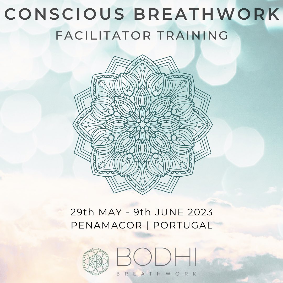 Explore how to hold space and facilitate transformation & healing through Breathwork. 🌬✨
This 2 week Conscious Connected Breathwork Facilitator Training program will take place in person, in a lovely studio in Penamacor, Portugal from 29th May - 9th June 2023.
The training program is ideal for those who feel a deep resonance with Transformational, or Conscious Connected Breathwork, and holding space for others to safely move through their emotions.
By joining this program, you commit to personal transformation, Self - mastery and a deeper understanding of healing as a whole.
There’s 3 more spaces open! Please send an email to info@bodhibreathwork.com or click the link in Bio.
Love & Blessings!
Jean
#breathworktraining #breathworkhealing #breathworkfacilitator #yogaportugal
#holdingspace #toserve #emotionalhealth #selftransformation