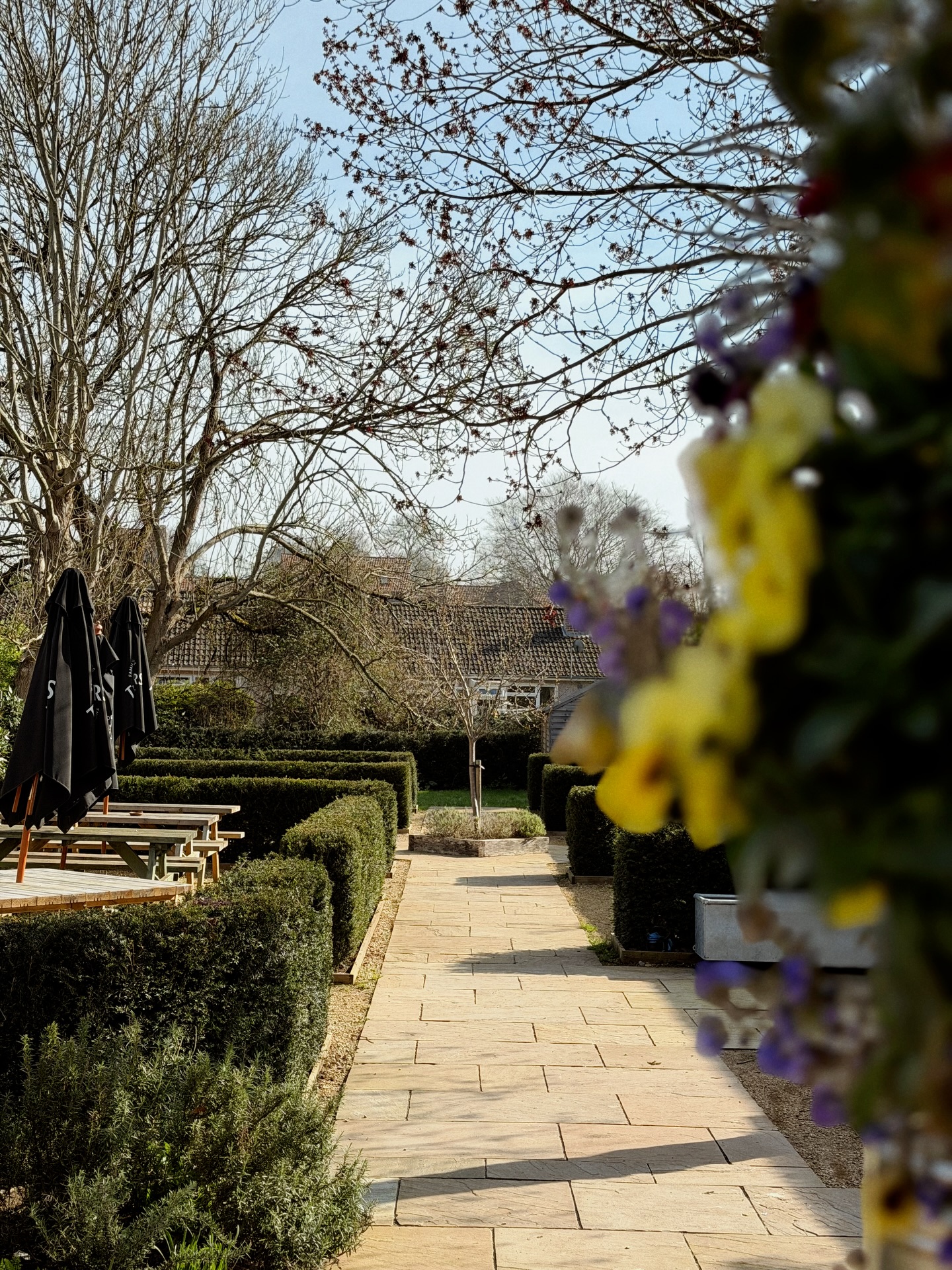 Not quite sunbathing weather… but definitely pub weather