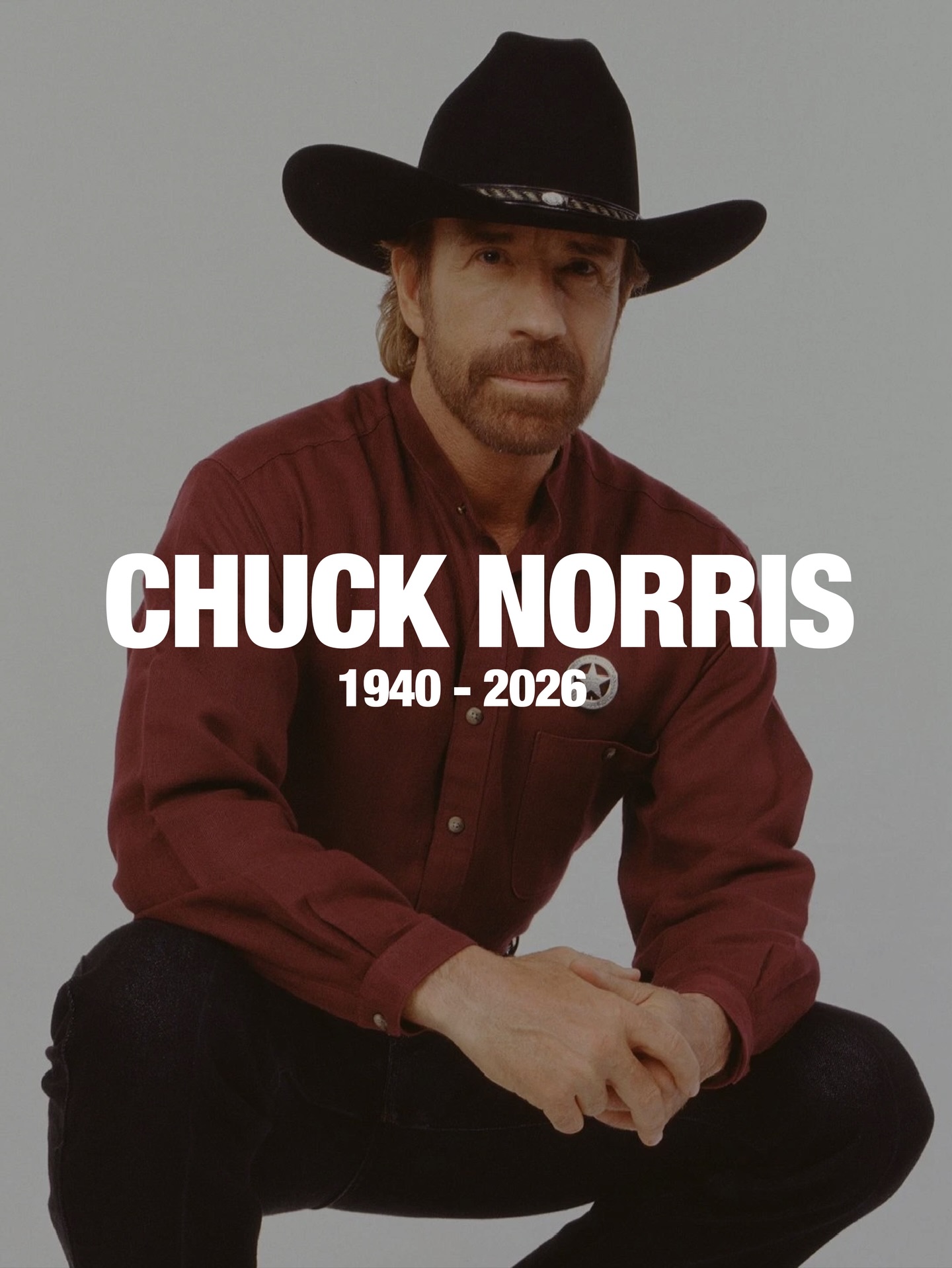 Rest in Peace to the legend, Chuck Norris.
When god says “Let there be light”
Chuck Norris said “Say Please”
We’re raising a Chuck in his honor 🥃
Here’s to The Chuck, Forever a Legend.
#ChuckNorris #Rip #TheChuck #TheRanger #Legend