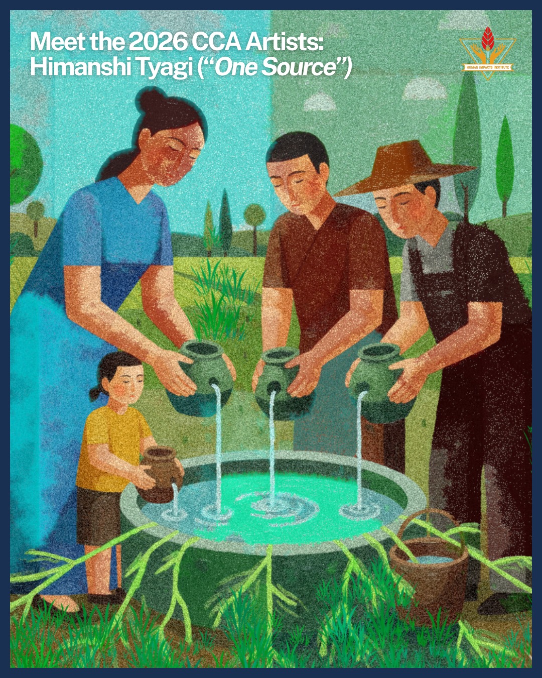 📣 The countdown to Creative Climate Awards 2026: Collective Power is on (register at link in bio)! We're thrilled to spotlight one of our visionary artists whose work “encourages viewers to imagine climate solutions rooted in care, creativity, and shared responsibility rather than isolation. It promotes collaboration by emphasizing unity across differences, showing how collective effort strengthens climate action.”
🎨 Himanshi Tyagi - "One Source" (Hahnemühle fine art paper, stretched on wood)
Through this artwork, I intend to convey that climate change is not an individual challenge but a shared responsibility. The work emphasizes the power of unity, compassion, and collective action, showing that when people come together across differences, they can protect the Earth and shape a more hopeful and sustainable future. @vinimini93
✨ We are excited to launch the 2026 Creative Climate Awards Opening Celebration along with a host of other incredible events happening all throughout the month from April 16-May 14th).
🌳 Head to the link in our bio for the full list of events!
#CreativeClimateAwards #CollectivePower #ClimateArt #UnityForClimate #ClimateAction