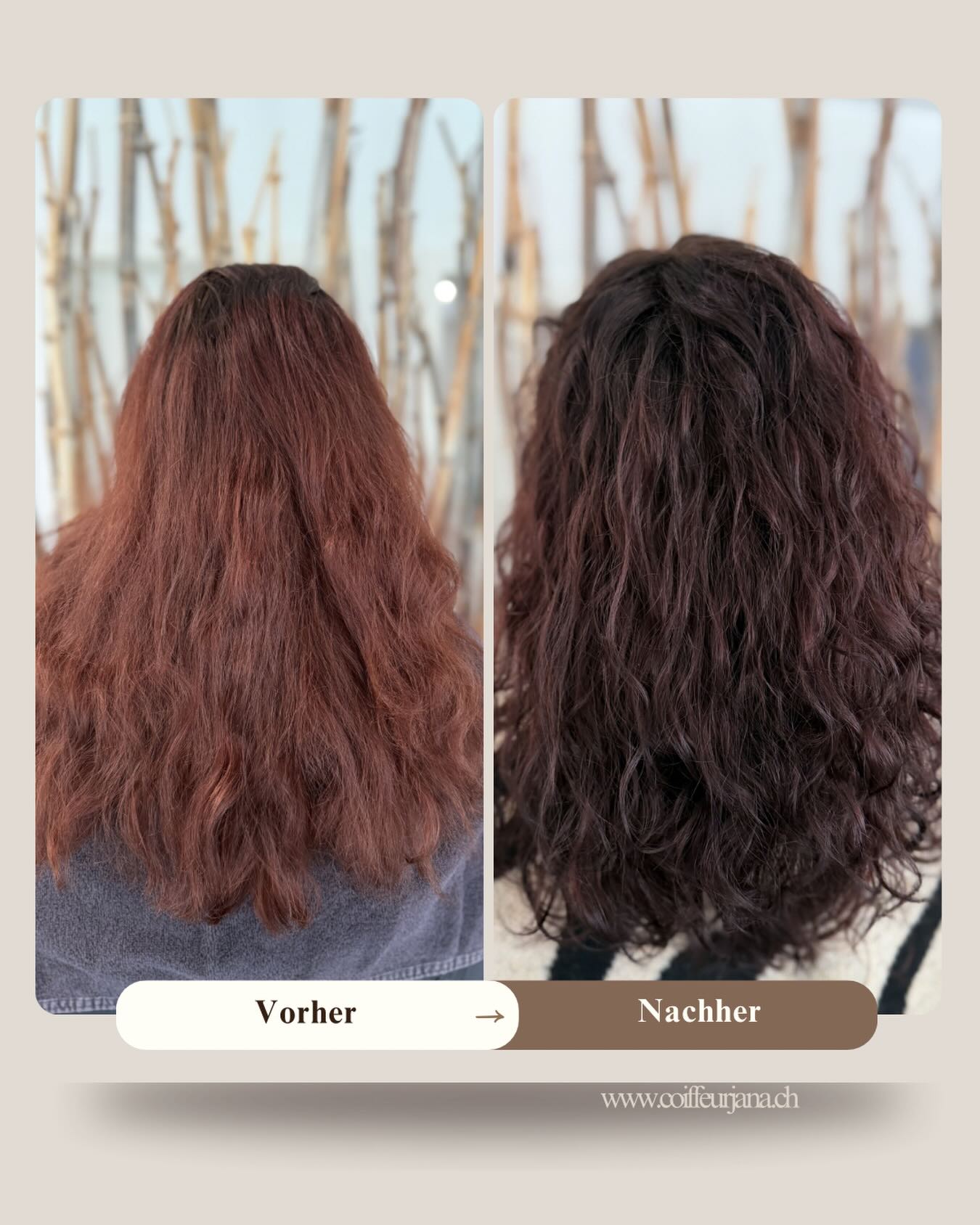 Mehr Tiefe. Mehr Definition. Mehr Ausdruck. ✨
Die Farbe wurde veredelt und intensiviert, während die natürliche Struktur bewusst in Szene gesetzt wurde.
Das Ergebnis: ein lebendiger, glänzender Look mit weicher Bewegung und klarer Form.
Natürlich, kraftvoll und voller Ausstrahlung.
📩 @coiffeurjana_
🌐 www.coiffeurjana.ch
📞 +41 78 261 55 47
#coiffeurjana #schmitten #haarfarbe #curlyhair #hairtransformation