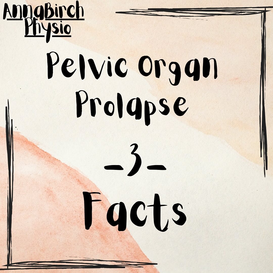 June is Pelvic Organ Prolapse Awareness months - so here are 3 Key prolapse facts….Prolapse symptoms typically include heaviness or dragging around the vagina, low back or abdominal pain, or feeling/seeing a lump/bulge - often worsened by prolonged standing & walking.
Prolapse is extremely common after having a baby – therefore many women have prolapse and have no symptoms. If you are experiencing symptoms – there are lots of things to explore through physiotherapy which is always aimed at MAXIMISING what you can do, not focusing on a list of CAN’Ts which are listed in most of the outdated info you’ll find online…
often with temporary modifications & building back to your goals. If you suspect you may have prolapse & would like this assessed, or are experiencing symptoms & would help with managing them, DM or email me at annabirchphysio@gmail.com or book online via my website.