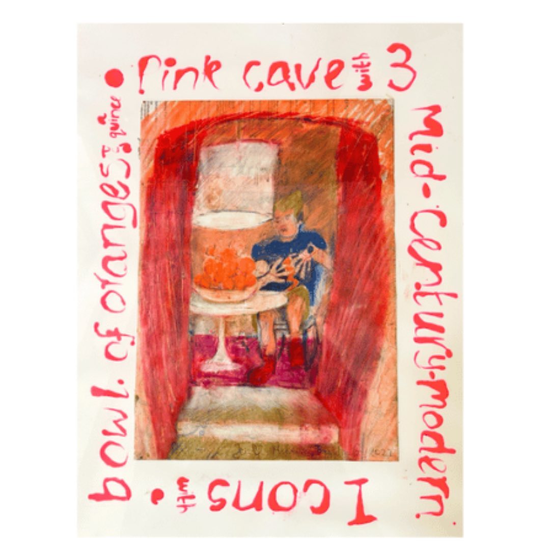 If you are looking for a Zero Guilt creative process, well old scruffy cheap tourist maps are the instant solution. Great to scribble on with abandon, full of history and curvaceous contours. They also disintegrate nicely with any pressure or water and create fab unexpected textures.
They are perfect for embedding a sense of place. Here we were in Matera in Basilicata and experiencing a striking contrast of ancient cave and mid century icon icons ( one being human :) )
I am a huge fan of scratching and smudging my drawings and this seemed a perfect excuse to echo the hewn rock - actually it’s just fun and energising.
Text says “Pink Cave with 3 mid century modern icons with a bowl of oranges and a quince” - done with my fave bamboo pen and fluorescent pink ink.
#creativityeveryday
#creativematters
#everyoneiscreative
#beingcreativeisfun
#creativityiscontagious
#repurposereuse
#repurposedmaterials
#repurposed
#foundpapers
#upcyclefurniture
#collageart
#upcyclersofinstagram
#foundpaper
#recycledart