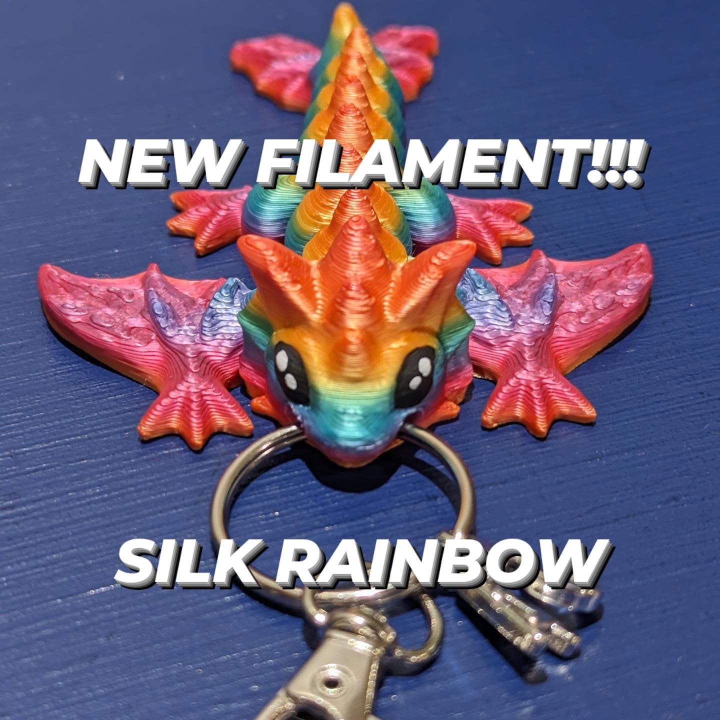 *BEAUTIFUL NEW COLOURS* Just in! Check out these amazing new colours...'Silk Rainbow' transitions through Orange-Red-Purple-Green-Yellow. It's stunning and suits a wide variety of Draigons. Or what about 'Rainforest' A tri-colour of Green, purple & Yellow with an amazing transition in between. These Draigons are must haves for any collection.
We will put a few in The Foxes' Den, Binfield tomorrow. Feel free to have a look, buy one of these amazing Draigons or ask us for a bespoke option.
Let us know what you think in the comments below? Are these your new favourites or do you prefer....
#dragons
#3dprinting
#cinderwing3d
#Draigonsden
#Fidgettoys
#Rainbow
#Rainforest
#toys