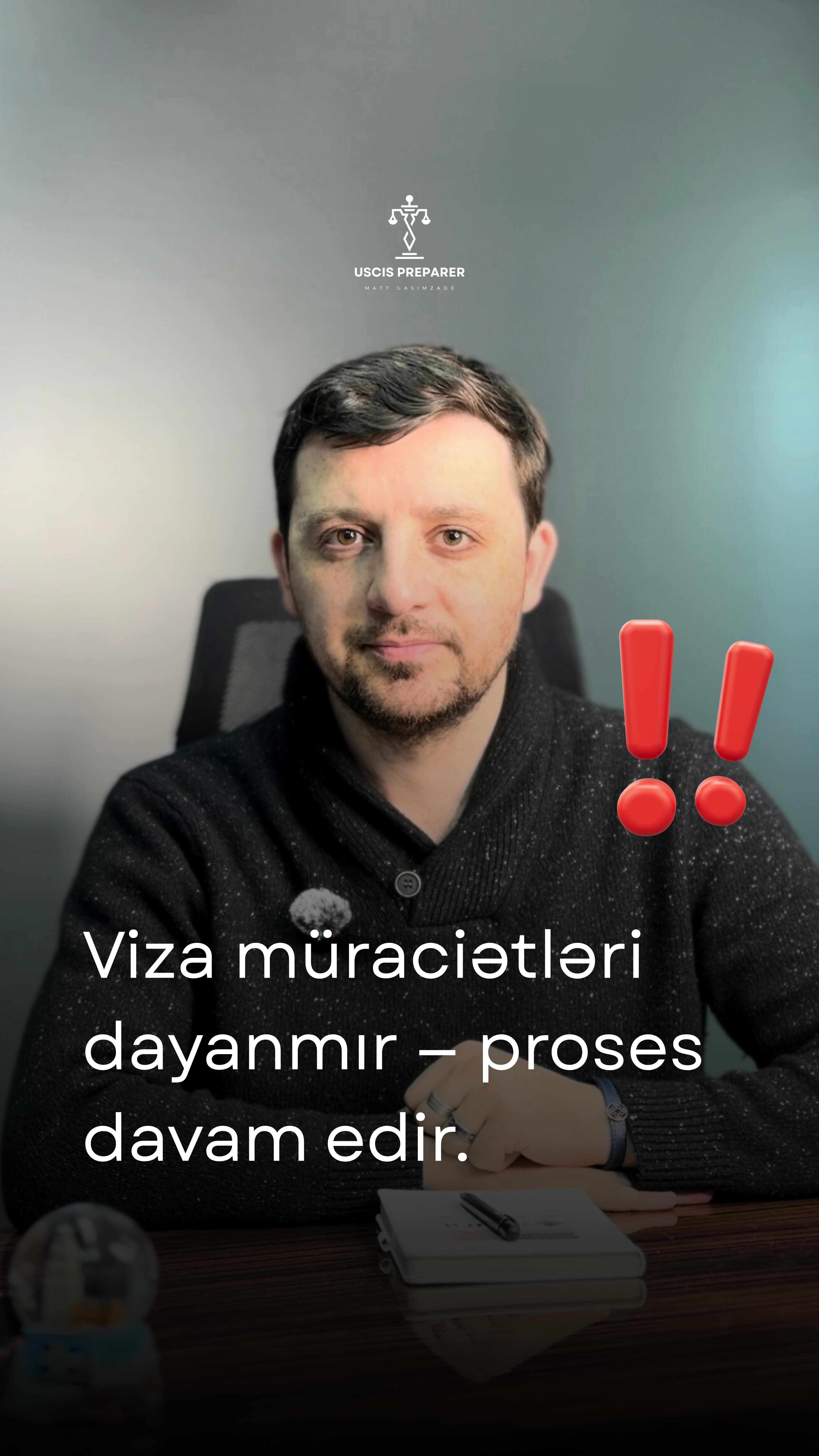 İmmiqrasiya proseslərində pauza olsa belə, proseslər dayanmır — müraciətlər davam edir və bir çox hallarda intervyu mərhələsi də aktiv qalır.
📩 Suallarınız varsa, bizimlə əlaqə saxlayın.
Even if there is a pause in immigration processes, applications continue — and in many cases, interview stages remain active.
📩 Contact us if you have any questions.