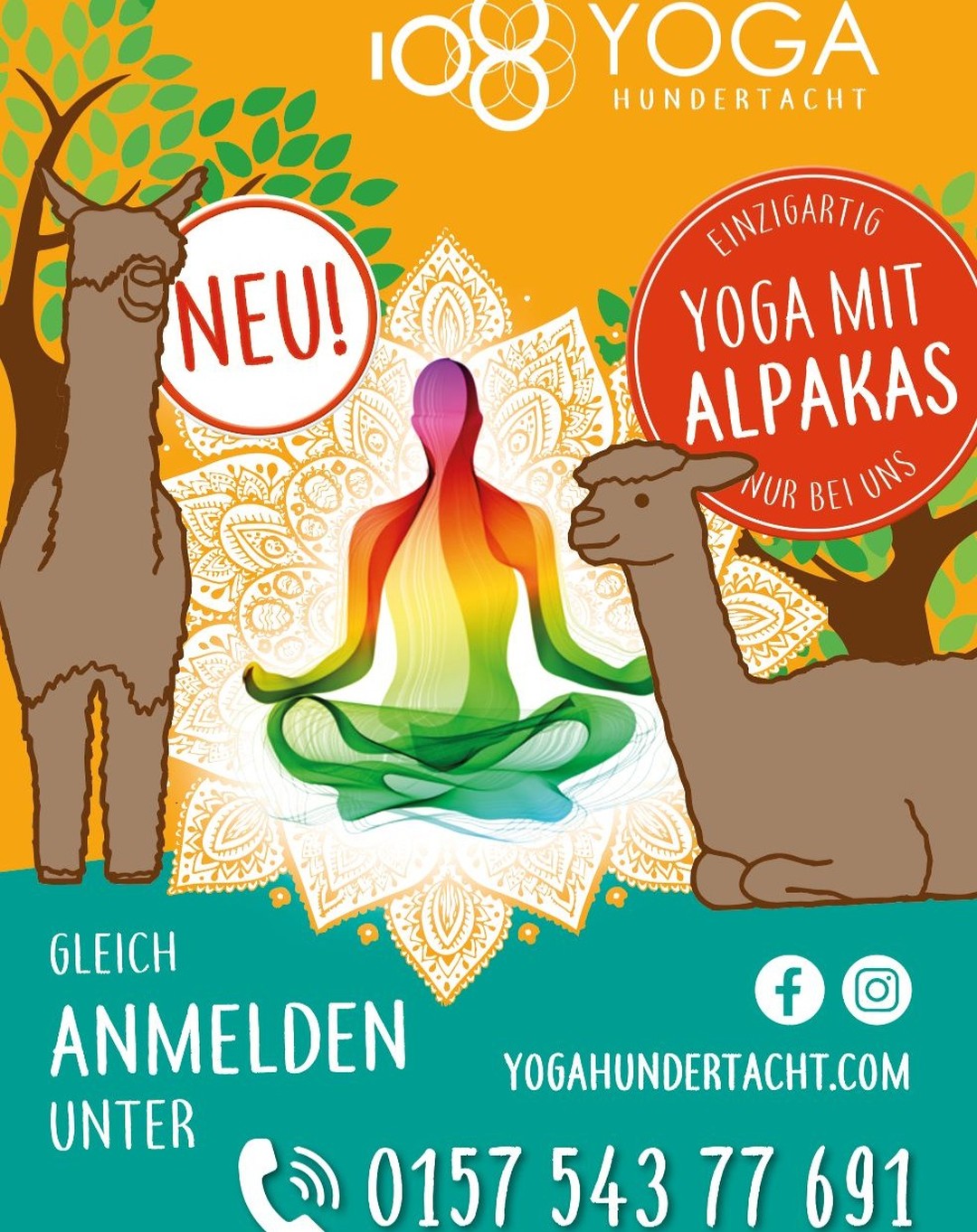 Yoga inmitten der Lechfeldalpakas 🦙
Da Alpakas unter anderem auch für ihre Gelassenheit bekannt sind, bieten wir während der Sommermonate auch Yogastunden zwischen den Alpakas an. ☺️. Genieße dieses Erlebnis zusammen mit diesen wundervollen Tieren in der Natur. 🌿
🗓 Wir starten am 22.06.23, 18:30 - 20:00 Uhr (90min.)
💶 Kosten: € 35,-
📍Veranstaltungsort: Lechfeld Alpakas, Kolonie 3, 86836 Obermeitingen
Die Yogamatte ist selbst mitzunehmen.
⛅️☀️Die Veranstaltung findet nur bei schönem Wetter statt.
Anmeldung gerne telefonisch, per E-Mail oder schreib mir einfach per WattsApp, direkt eine Nachricht.
Wir freuen uns auf euch!
Alle weiteren Termine Und Infos unter www.Yogahundertacht.com
In Zusammenarbeit mit Lechfeldalpakas
www.Lechfeldalpakas.de
📞015754377691
www.Yoga108@web.de
#Yoga#Alpaka#Alpakayoga#Outdooryoga#Natur#Lechfeldalpakas#Yoga108#Achtsamkeit#Meditation#Spaß#Freude
