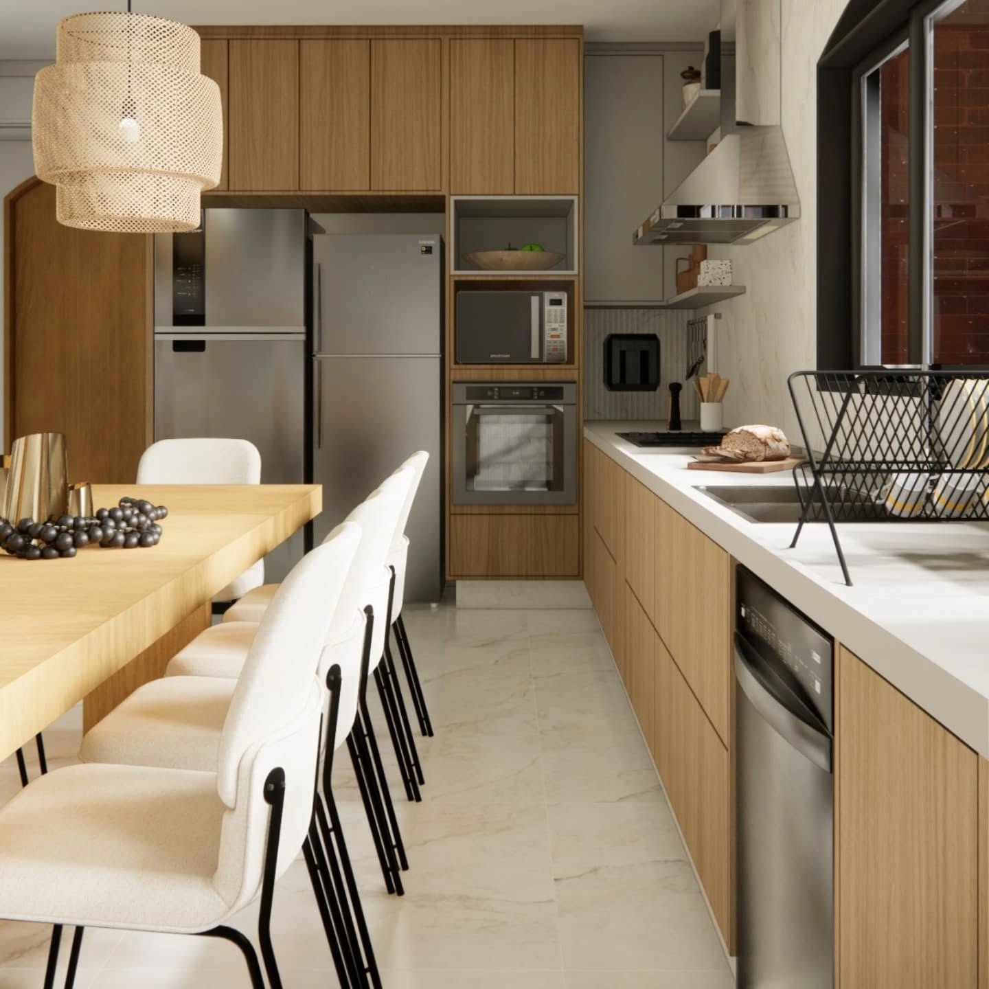Mais uma cozinha super charmosa, atualização para uma casa de campo, para reunir a família 🥰
#carolinacandidoarquiteta