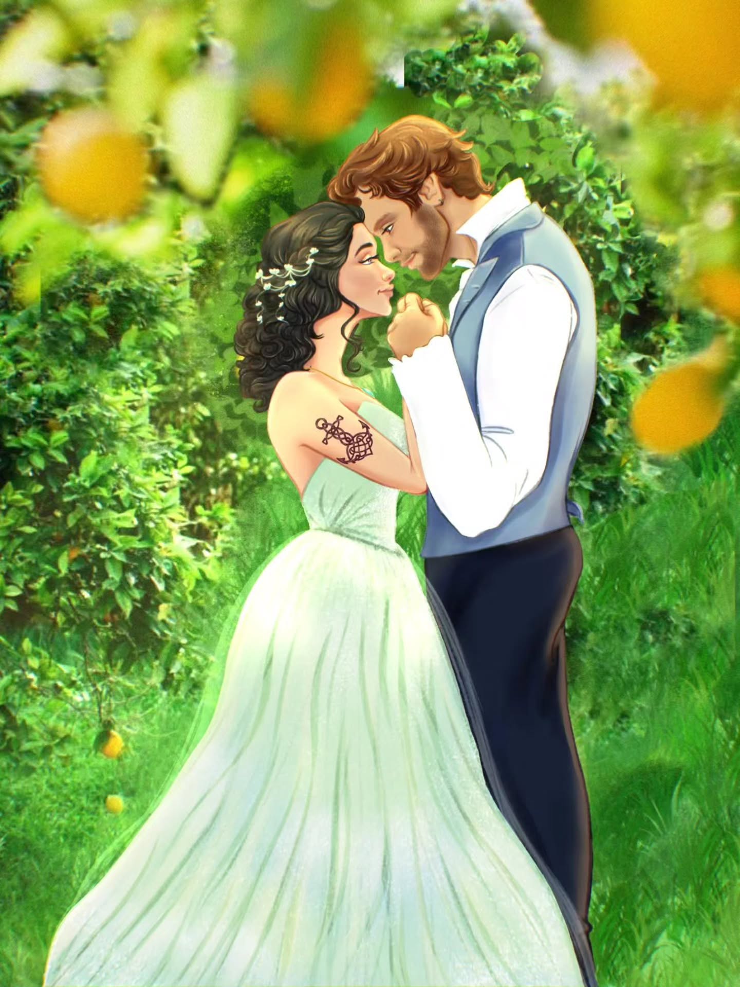 The one and only time you'll find Captain Sid looking soft and sweet. Or in a dress.
Don't worry, she's still armed. A pirate wouldn't go anywhere without some sort of weapon.
Art by the incredible @viviathomestudio
☠️🗡🏝
If you like romantasy with:
Found family
Badass FMC
Second-chance romance
Celtic folklore
Revenge
Spicy reunions
Stick around 😉 I've got a story for you!
#bookstagram #pirateromantasy #romantasy #fantasyromance #piratebooks