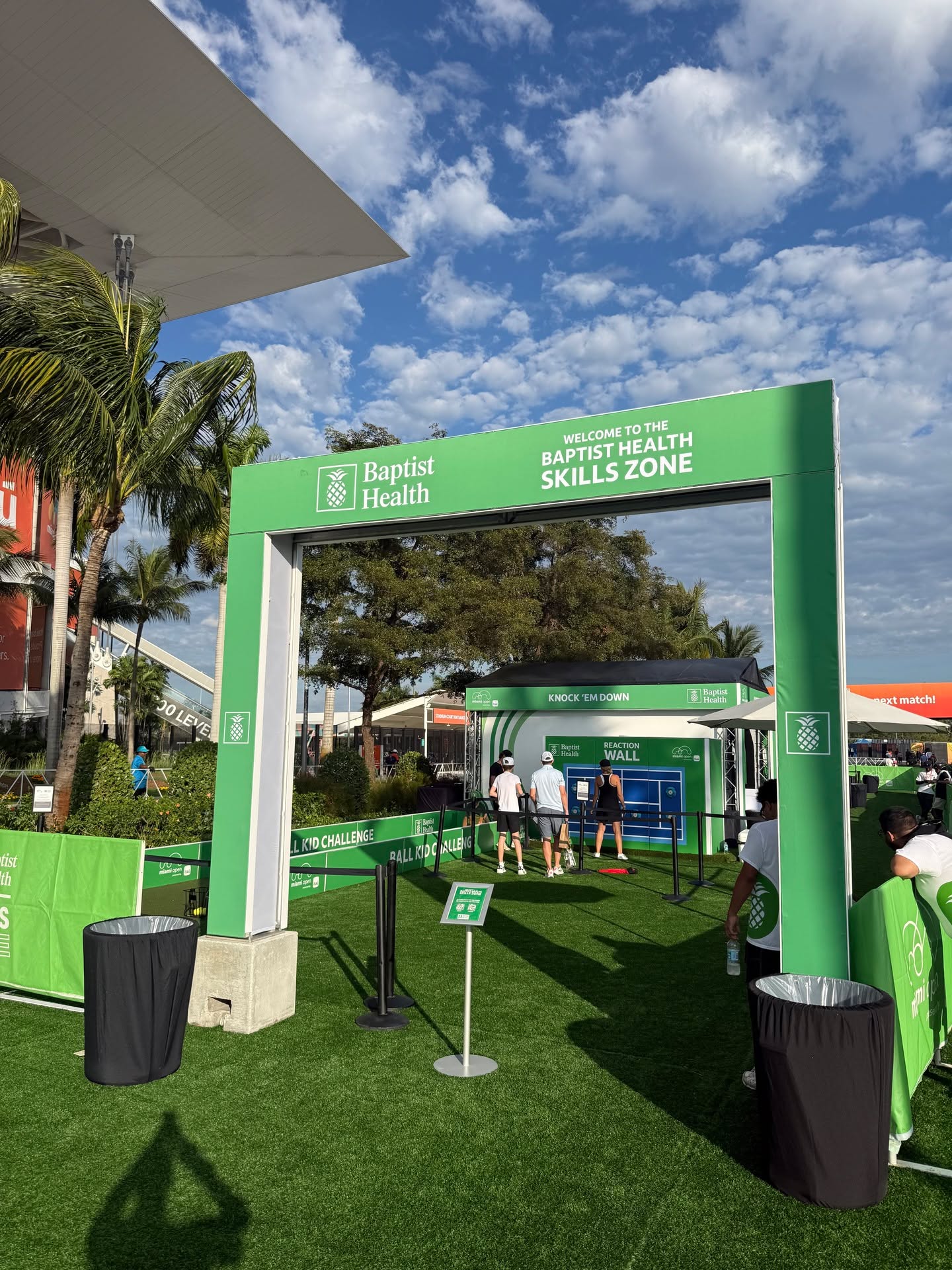 Game. Set. We’re back 🎾
The Provision Events team are once again at Hard Rock Stadium, bringing big-energy fan experiences to the @miamiopen.
Our Skills Zone for @baptisthealthsf is serving up multiple interactive hits including the Reaction Wall, Knock 'Em Down, Photo Booth, Speed of Serve, Mini Court, and the Ball Kid Challenge.
And we’re just getting started.
Plenty more content to come as the tournament unfolds…
#ProvisionEvents #ProvisionPeople #Tennis #TennisTournament #FanEngagement