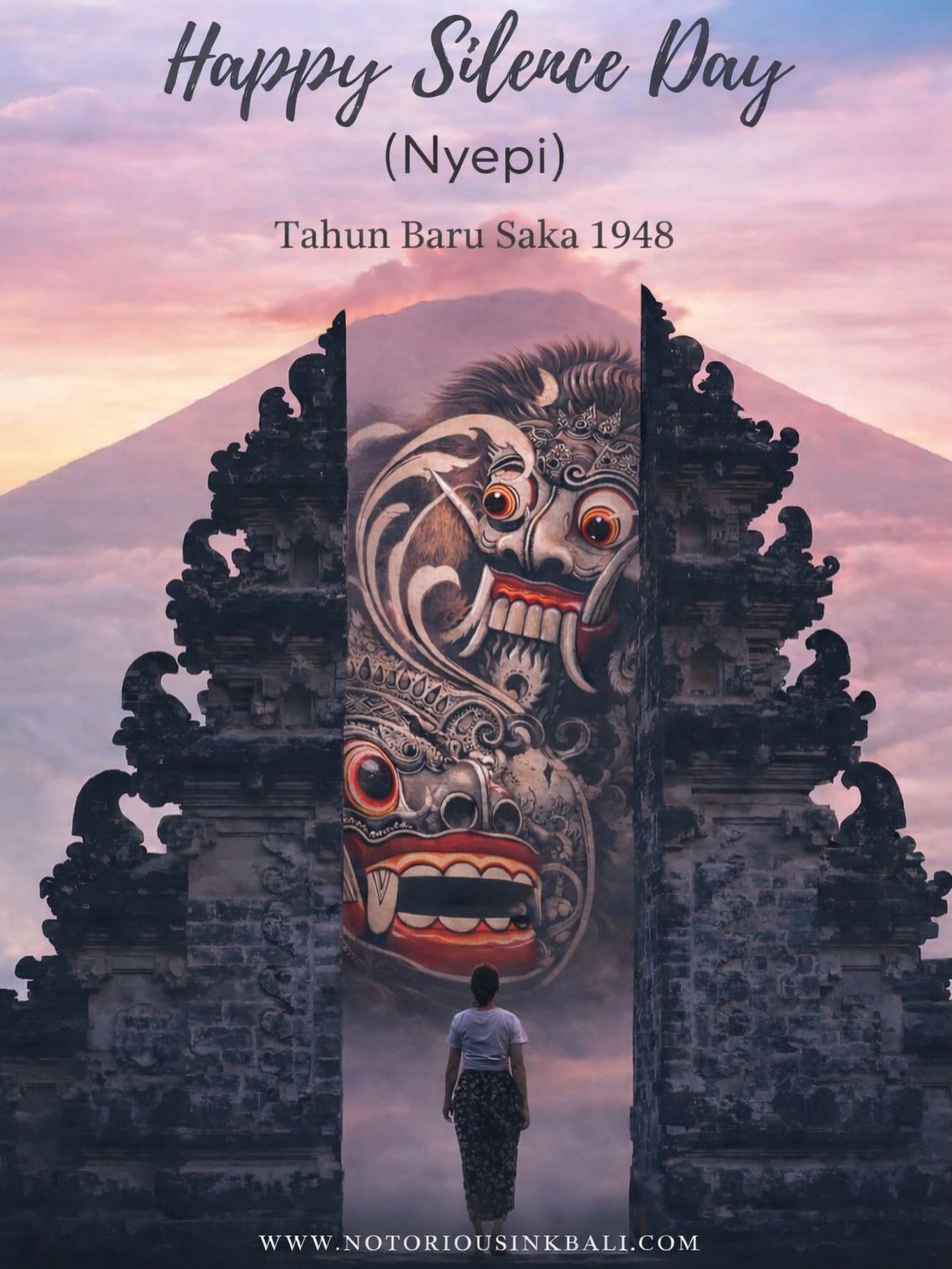 โจHAPPY SILENCES DAY 2026 / SELAMAT HARI RAYA NYEPI 1948
โผ๏ธ WE ARE CLOSE 19th & WE WILL OPEN ON 20thโผ๏ธ
#balitattoostudio #nyepiday2026 #silencedaybali #notoriousinkbali #baliholiday