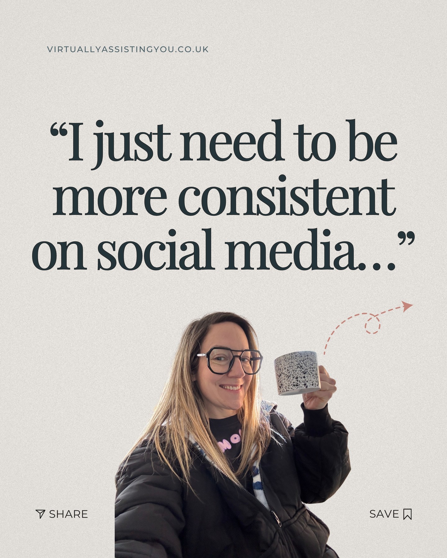 You don’t need to suddenly become 'more consistent.'
You need something that actually makes consistency easier ✌🏼
Because when you’re
• Second guessing what to post
• Rewriting captions 5 times
• Or avoiding it altogether...
…it’s not a discipline issue
It’s a clarity issue.
That’s exactly what my Content Kickstart is designed to fix 👉🏼 giving you a clear direction, aligned messaging AND content you can actually follow through with!
If you’re ready for things to feel simpler, comment 𝗞𝗜𝗖𝗞𝗦𝗧𝗔𝗥𝗧 and I’ll talk you through it 🫶🏼
