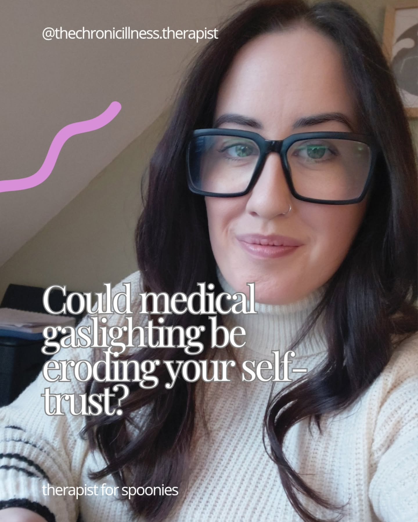 Find yourself questioning things more and more? 🚨
When you've spent years being dismissed, it can be hard to know where their doubt ends and yours begins.
In therapy, there can be space to untangle whose voices have shaped how you see yourself, and to gently rebuild trust in your own. 🫶
Because you do know your body. And you deserve to feel that again.
#chronicillness #medicalgaslighting #confidence