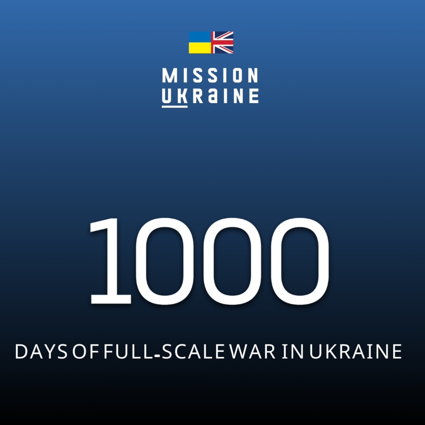 1000 days of full-scale war in Ukraine...
For 1000 days, Ukrainians have resisted a ruthless aggressor, destroying lives and homes.
We honor the Ukrainian military defending their land and independence with courage and sacrifice.
All our efforts are aimed at supporting these heroes. Since March 2022, we have been doing everything in our power to save their lives and we’ll keep going until victory.
We are grateful to everyone who has worked with us during this time. You are our strength, our support and our inspiration. We appreciate everyone who helped us, who risked their lives, who gave their time and effort, who did not stand aside and contributed to the common struggle. The small steps of all of us have made this long journey possible.
The Ukrainian members of our team would like to applaud and thank our British friends who have not stood ideally by, but instead have propelled us forward and have motivated us to keep going.
We believe that Ukraine will win this terrible war and defeat the russian terrorists soon.
