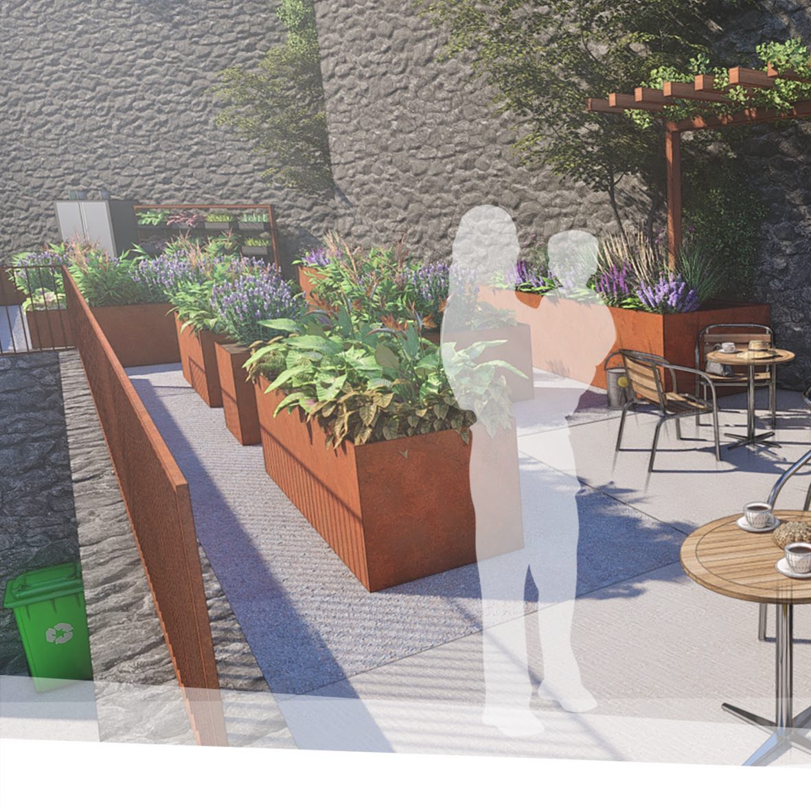 Étude de projet d'une placette en plein centre de Lausanne. Potager participatif et terrasse de détente☀️☕️👨🌾👩🌾
.
.
.
#bgap #architecturepaysagere #jardin #placette #pergola #projection3d #projet #begreen