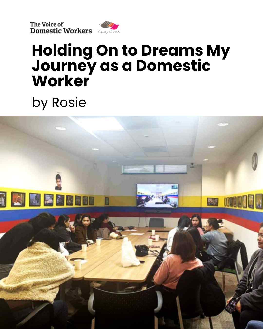 Looking back to November 2025, Rosie shared a heartfelt story about holding on to dreams while navigating life as a domestic worker. Her journey reflects the quiet strength, resilience, and hope that many carry with them every day. Despite challenges, her story reminds us that dreams don’t fade, they evolve, grow, and continue to guide us forward. As we revisit Rosie’s story, it’s a moment to reflect on the power of perseverance and the importance of supporting one another in pursuing a better future.
Take a moment to reconnect with her inspiring journey and the message it carries.
Read the full blog here:
https://www.rfr.bz/ib8bd6c
#VODW #DomesticWorkersRights #MigrantVoices #HopeAndResilience #Advocacy #Solidarity #VoicesThatMatter