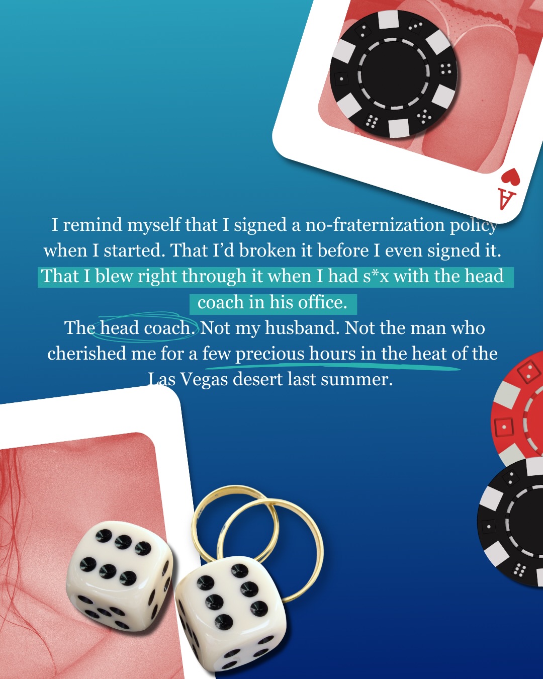 The No Try Zone is a new, married-in-Vegas, rugby romance and the second in the Atlanta Granite series, coming may 1st. Paperback pre-orders from my site all come with pre-order incentives!
What you can expect:
♦️Married in Vegas
🃏She’s the team PT, he’s the head coach
💍Forbidden romance
🏉 Player’s sister
♦️Forced proximity
🃏Found family
💍Angst
Although The No Try Zone can be read as a standalone, characters from book 1 are mentioned and appear. If you’d like to get ready by reading book one, here’s what you’ll find:
📖 Worth The Try by Valerie Pepper
🏉 Single dad x nanny romance
👓 Rugby player
🌹 He falls first
🏉Tattoo and glasses
👓Forced proximity
🌹Caretaking
#sportsromancebooks #rugbyromancebooks #angstyromancebooks #atlantagranite #valeriepepper