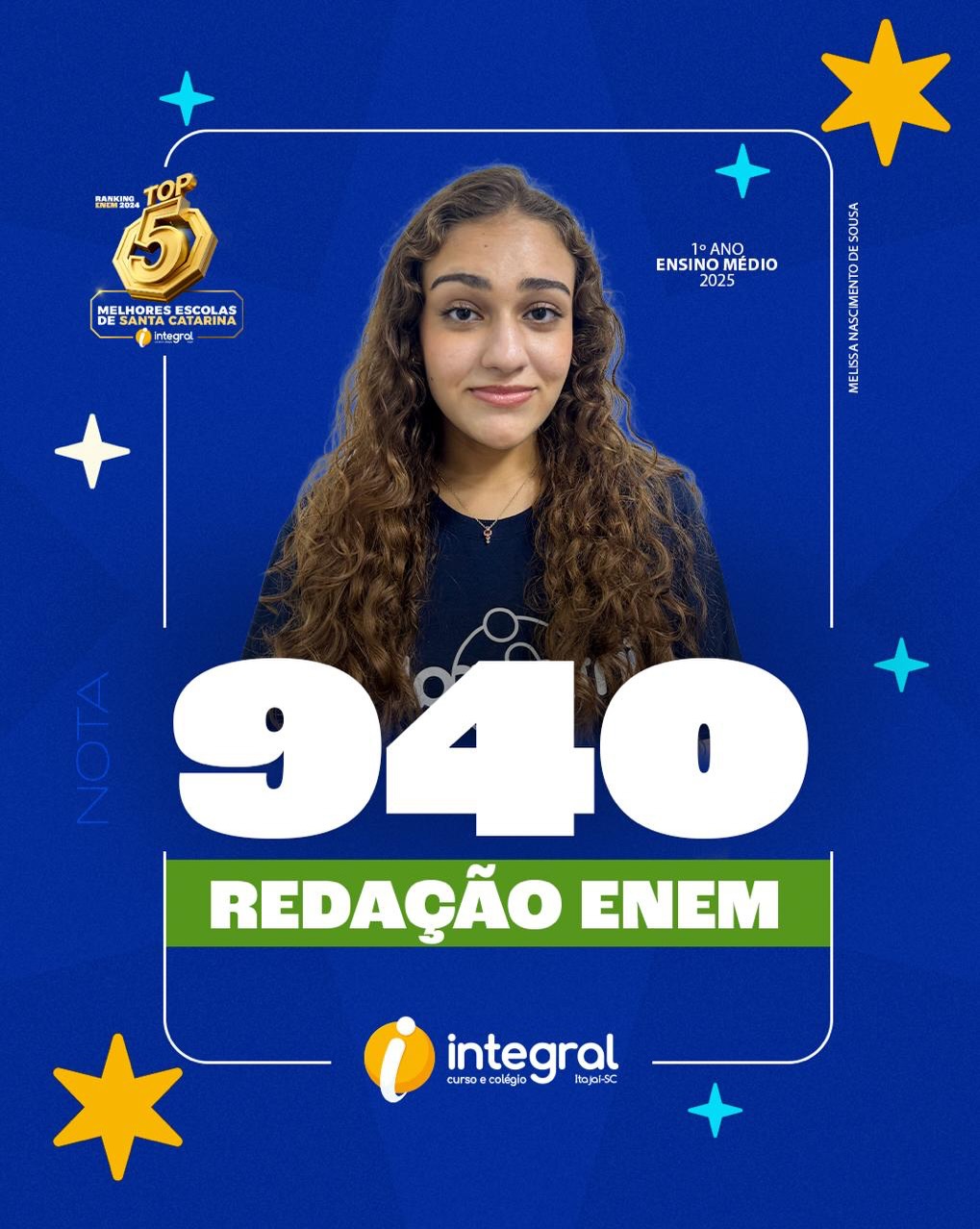 Nossos treineiros conquistaram notas acima de 900 na redação, um desempenho que já os coloca entre os melhores do país. 🏆
E mais: a maioria dos nossos alunos treineiros dos primeiros e segundos anos do ensino médio, superou os 800 pontos.💪🏼
#enem #treineiros #redacao #melhores #melhor