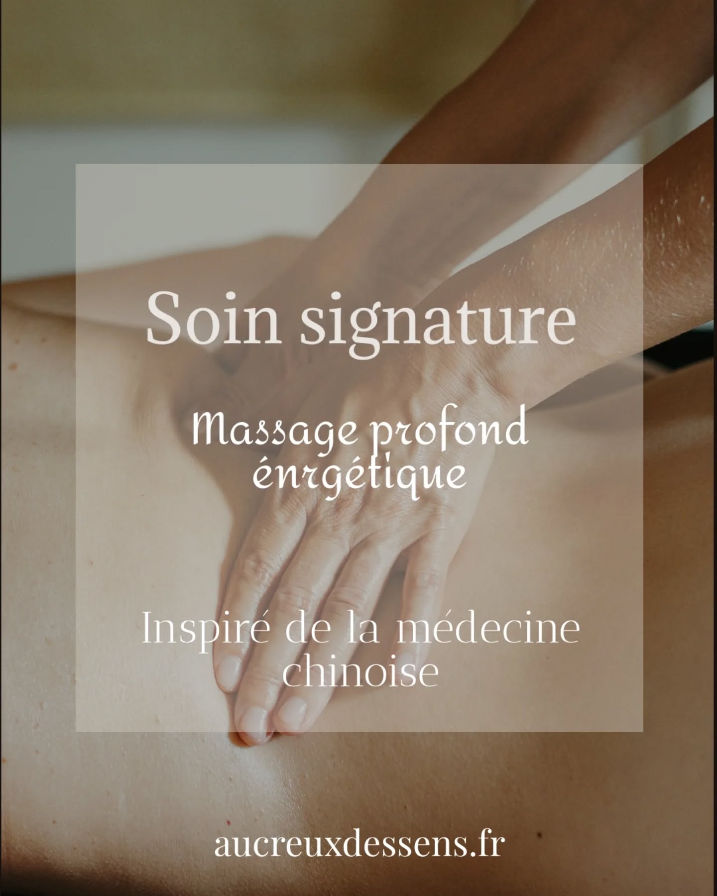 Et si votre corps pouvait enfin relâcher toutes ses tensions ?
Le soin signature Au Creux des Sens est un massage profond et personnalisé qui agit à la fois sur les tensions musculaires, le stress et la circulation de l’énergie.
Inspiré des massages du monde et de la médecine traditionnelle chinoise, ce soin combine massage profond, acupression et travail énergétique afin d’apporter un relâchement durable du corps et de l’esprit.
Chaque séance est adaptée à vos besoins du moment pour :
✨ relâcher les tensions du dos, de la nuque et des épaules
✨ apaiser le système nerveux
✨ relancer la circulation de l’énergie
✨ retrouver une sensation de légèreté et de bien-être
Le massage signature est idéal pour les personnes qui ressentent :
• stress et fatigue
• douleurs ou tensions musculaires
• surcharge émotionnelle
• besoin de lâcher prise profond
Un véritable moment pour se reconnecter à son corps et retrouver son équilibre intérieur.
📍 Cabinet Au Creux des Sens
Saint-Paul-Trois-Châteaux – Drôme provençale
Réservez votre massage : https://au-creux-des-sens.reservio.com/booking
#massagesignature
#massagesaintpaultroischateaux
#bienetredrome
#massageprofond
#massageenergetique
