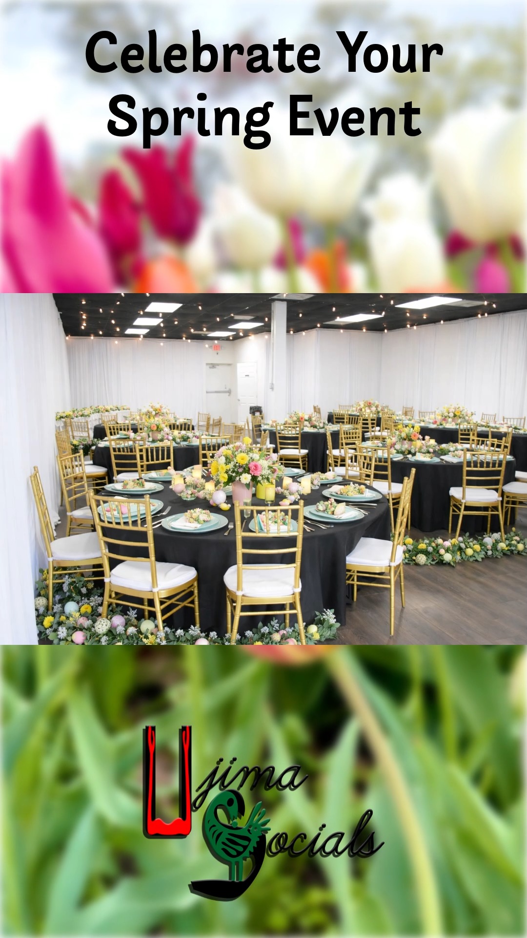 Feel like having a whimsical event? Book online at www.ujimasocials.com
#venuerental #springvibes #whimsical