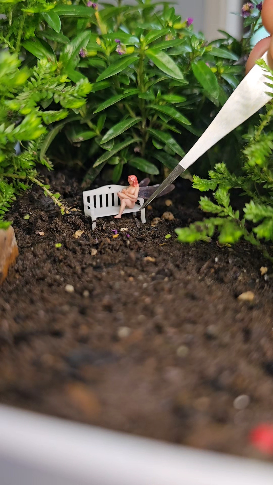 Tiny fairies have been appearing on the workbench more and more lately.
A little different from the things we normally create, but they’ve been well received and finding new homes.
This one’s in for a fresh colour today #fairy #gardening #miniatures #tiny #3dprinting #crafting