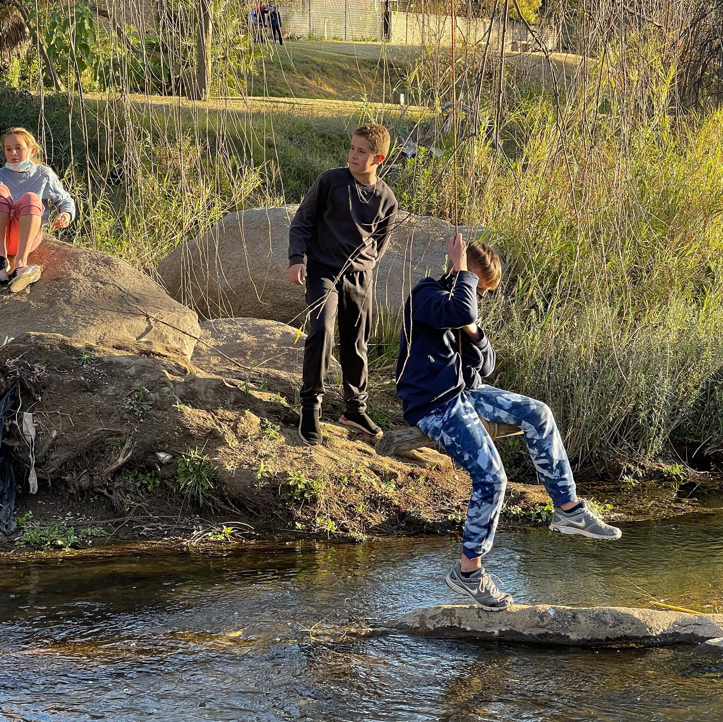Down by the river 🤗 #thekleinjukskeiriver #rivergladesestate #tyreswing #river #johannesburg