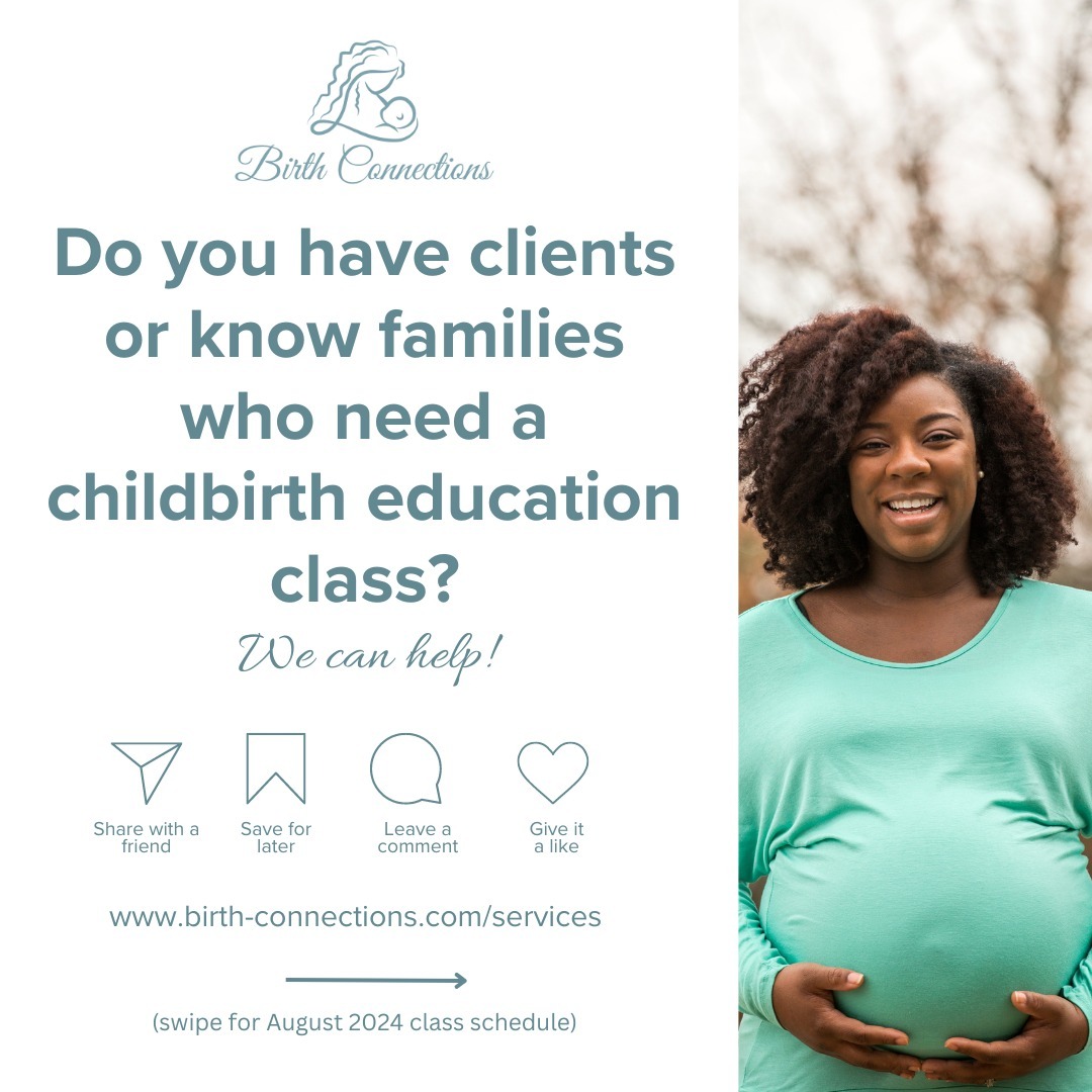 🌟 August 2024 Childbirth Education Classes 🌟
Hey, expecting parents! Join us this August for our comprehensive childbirth education classes and prepare for a confident, empowered birth experience. Whether you're interested in hypnobirthing, comfort measures, or feeding basics, we've got you covered!
Upcoming Classes:
✨ Complete Childbirth Education
🧘 Hello Birth HypnoBirthing
🤱 Feeding Your Baby: The Basics
🤰 Comfort Measures for Birth
📅 Dates: August 2024
💻 Venue: Online via Zoom
Spaces are limited! Register now and secure your spot. Link in bio! 🙌
#BirthConnections #childbirtheducationclass #ExpectingParents #BirthPreparation #HypnoBirthing #NewbornCare #August2024 #OnlineClasses
