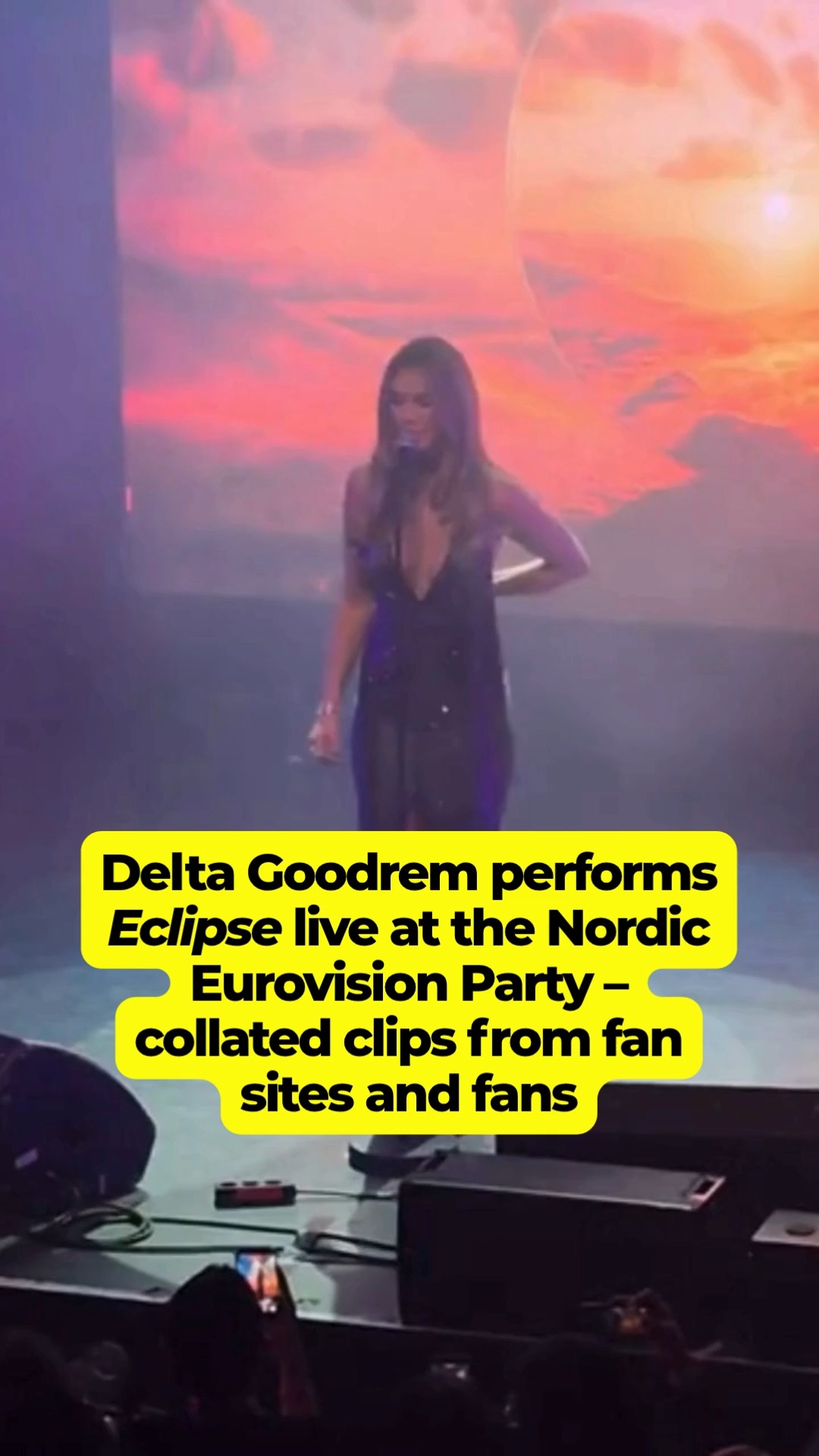 Delta Goodrem performs Eclipse live at the Nordic Eurovision Party – collated clips from fan sites and fans!
video credits in video
#eurovision #esc #eurovision2026 #esc2026 #australia