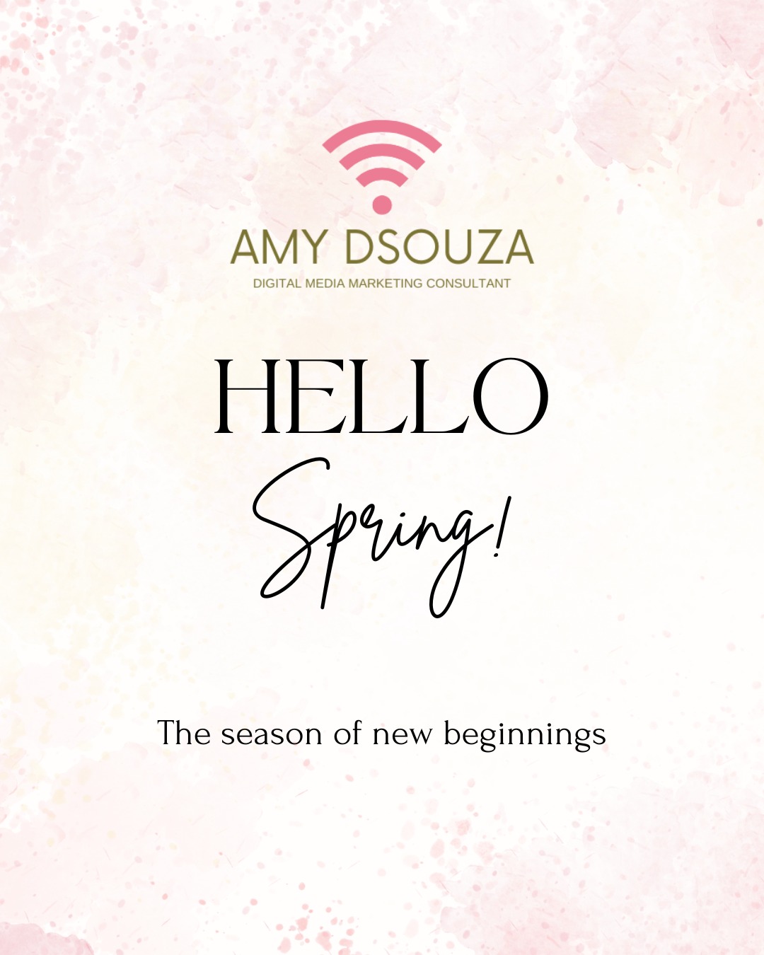 🌷✨ Spring is in Season… is your marketing?
Longer days, fresh energy, and a market that’s starting to move again 👀
Spring isn’t just a reset for your home—it’s a reset for your brand visibility, content, and growth. If your marketing has been a little… hibernation mode, now’s the time to wake it up.
Think:
🌿 Fresh content
🌿 Stronger messaging
🌿 More visibility (and actual leads… not just likes)
Because while everyone else is “thinking about posting,” the ones who show up consistently this season? They win.
If you’re ready to stop guessing and start growing, I’m here for it.
— Amy D’Souza
Digital Marketing Consultant
#HelloSpring #MarketingRefresh #DigitalMarketingStrategy #RealtorMarketing #SmallBusinessGrowth #SpringMomentum #AmyDSouzaMarketing