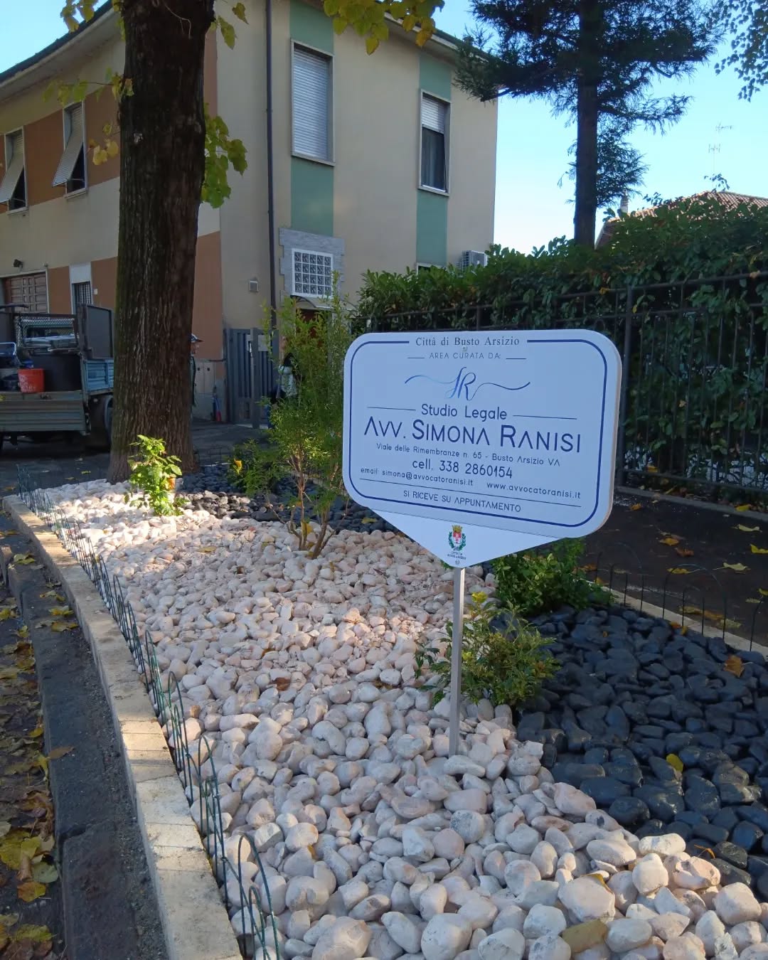 Realizzazione aiuola.