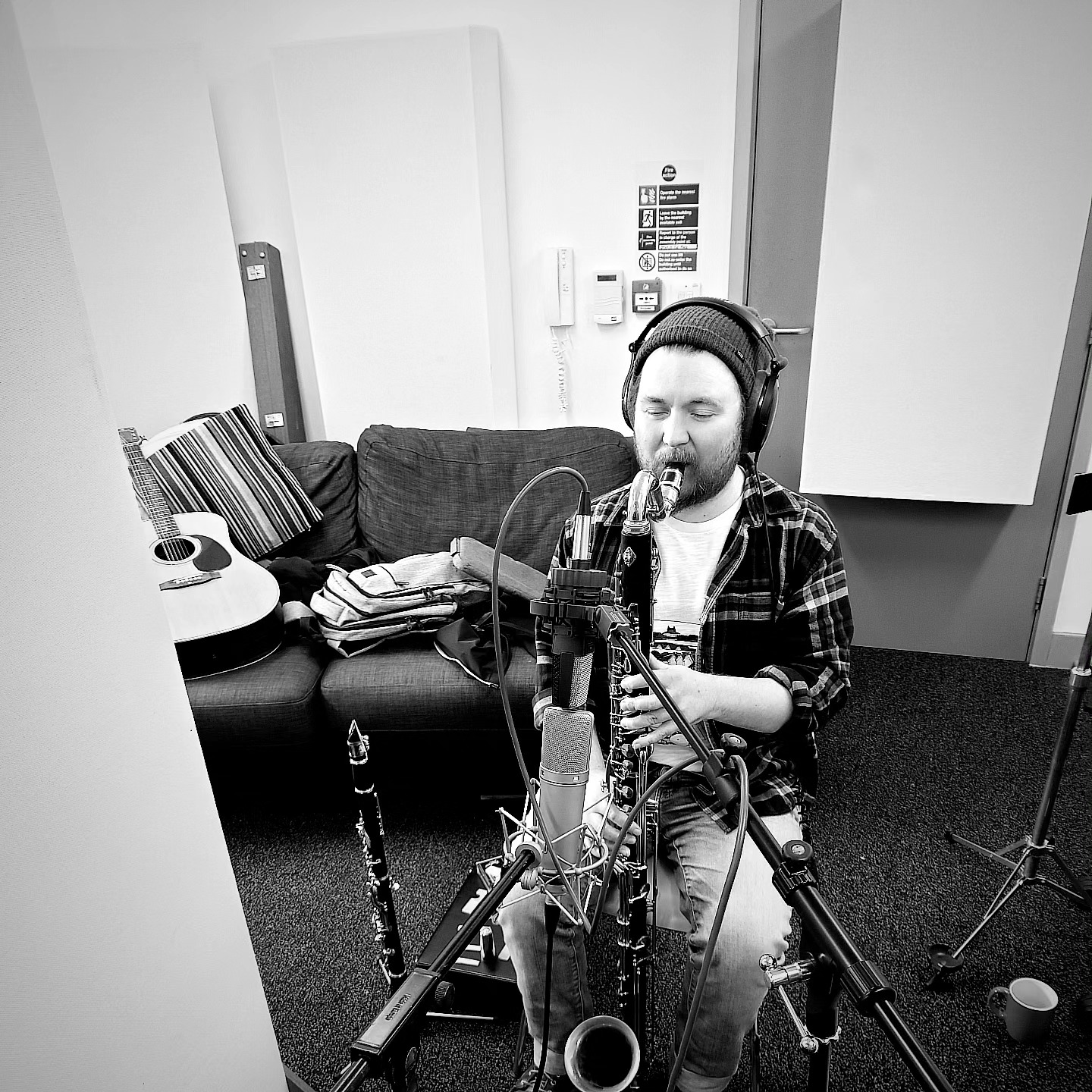 I had the talented @adamcross_music in today on Clarinet and Bass Clarinet for a new @audionetwork album I'm writing with @glenngtrsharp . Really brought the music to life!
#soundtrack #musicformedia #musicforsync #musicproduction #syncmusic #librarymusic