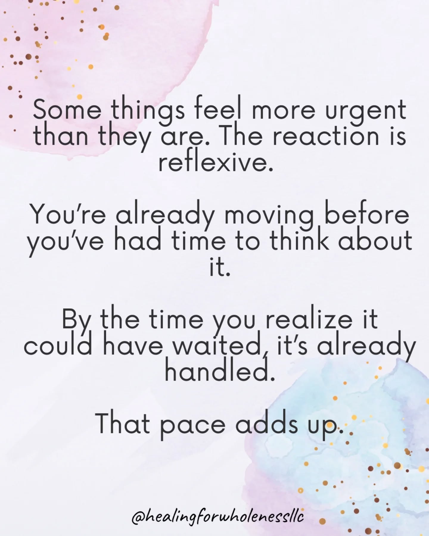Some situations carry a level of intensity that pulls for immediate response.
Many people are used to moving quickly in those moments. They step in, handle what needs to be handled, and keep things moving.
When we slow these moments down, it is not uncommon to notice that the situation could have waited. Or that it did not require that level of urgency.
Over time, responding at that pace can become tiring. Not necessarily because of how much is being done, but because of how quickly everything feels like it needs to be addressed.
#overfunctioning
#hypervigilance
#blackwomensmentalhealth
#traumainformedtherapy
#therapyforblackwomen