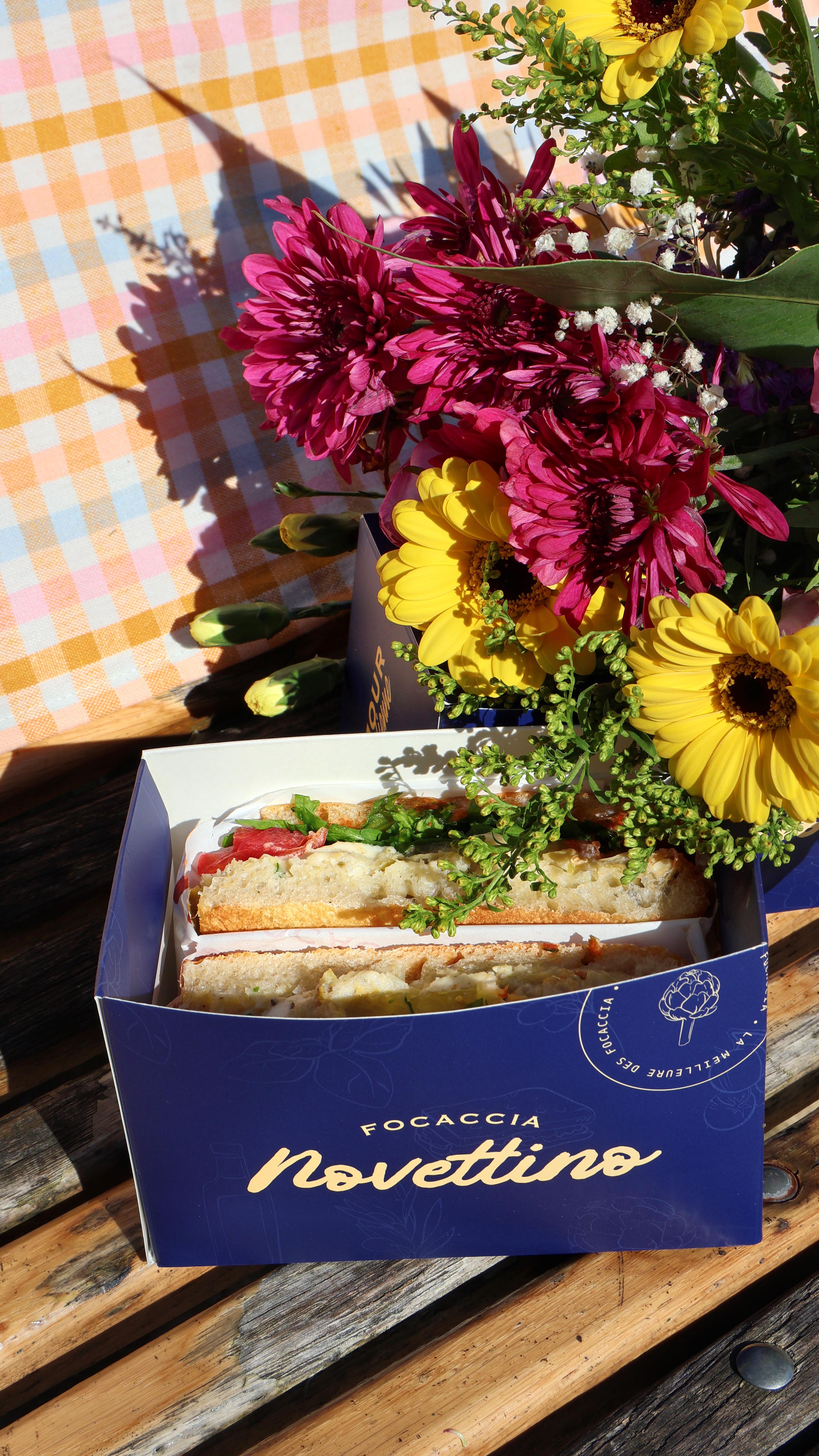 Un pique-nique signé Novettino 💐🌞
#novettino #focaccia #printemps #piquenique #foodlover