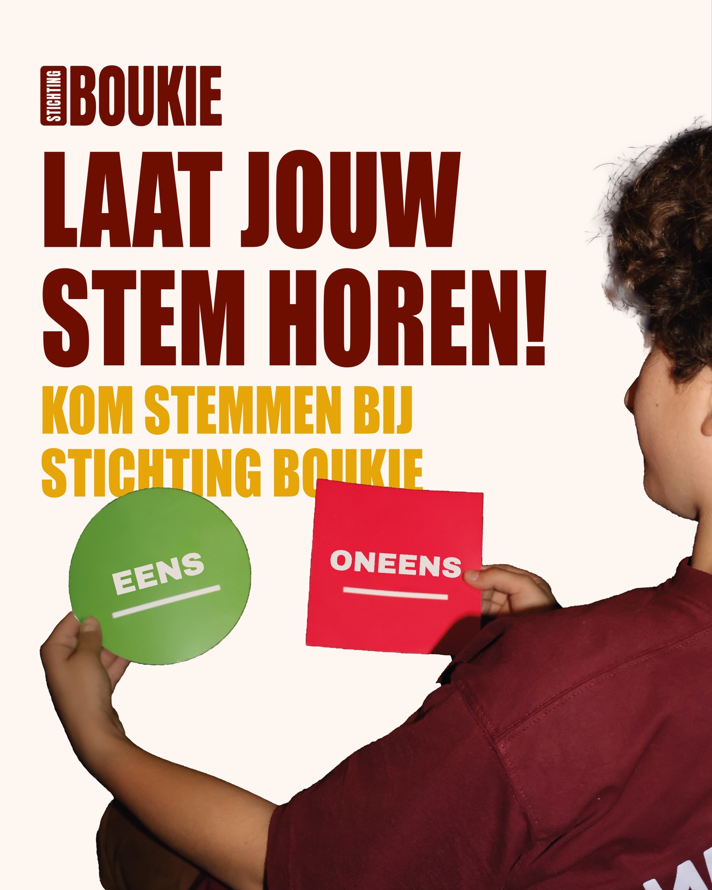 🗳️ Vandaag is het zover!
Je kunt vandaag (18 maart) stemmen voor de gemeenteraadsverkiezingen, gewoon bij Stichting Boukie.
Jouw stem maakt het verschil. Door te stemmen kies je mensen die jouw normen en waarden kunnen vertalen naar echte acties en verandering in jouw stad. 💬
Tijdens de Tweede Kamerverkiezingen organiseerden we bij Stichting Boukie een stemavond met jongeren. Een moment dat liet zien hoe belangrijk wij het vinden dat jongeren hun stem laten horen. 🙌
Laat je stem weer horen.
👉 Kom langs, breng je stem uit en maak impact!
#StichtingBoukie #Gorinchem #Verkiezingen #gemeenteraad #stemmen