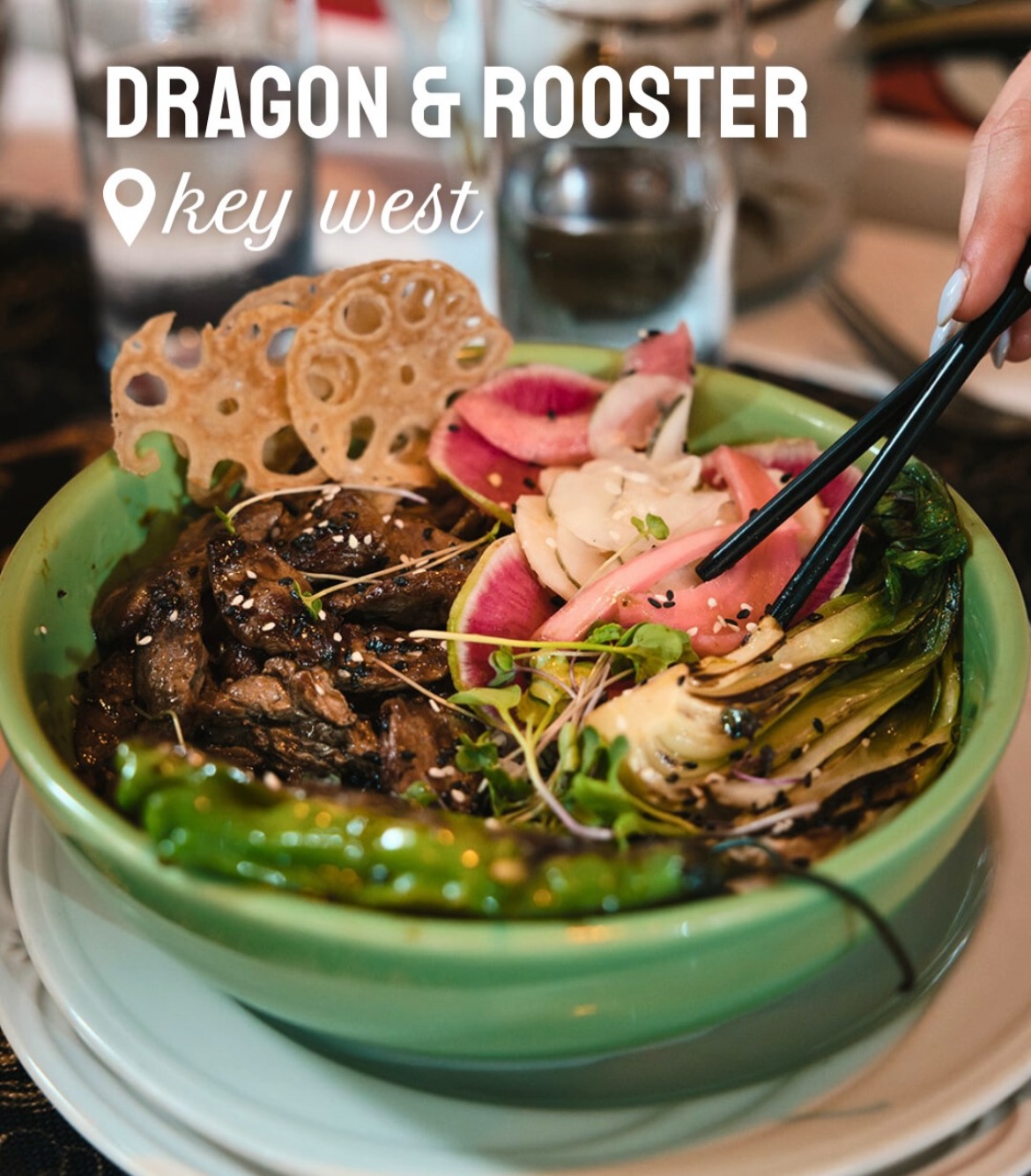 Thank you to @thefloridakeys for mentioning Dragon & Rooster in your line up of new businesses. This is our company’s second restaurant with fresh, gourmet cuisine from six Asian countries!
In addition to lunch and dinner Monday thru Saturday, we also offer take-out, delivery, a $20 prix-fixe lunch menu, happy hour (3-5PM), and weekly specials.
Support new business and stop by 626 Duval St. to give us a try. Www.dragonroosterkw.com.