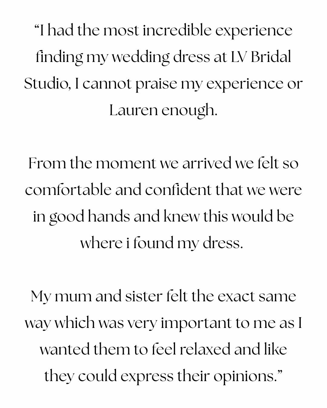 Your sign to book your appointment at @lvbridalstudio
A huge thank you to our gorgeous bride for her kind words. We loved helping her find the perfect dress and create her dream bridal look for her special day.
Bridal isn’t just what we do, it’s what we love. There’s no better feeling than helping you find ‘the one’.
#LVBridal #YorkBrides #BridalDreams #WeddingInspiration #BridalStyle