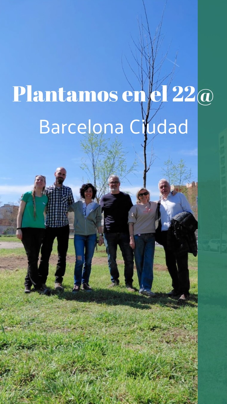 Plantaciones que enamoran ♥️🌳
Ayer plantamos en la ciudad de Barcelona. En concreto en el distrito 22@ con la ayuda de @ruralityevents @22networkbarcelona i @barcelona_cat
10 empresas vinieron a plantar su árbol, empresas motivadas y concienciadas en crear una ciudad más verde.
Estamos encantadas de hacer tándem con esta iniciativa pionera en la ciutat comptal.
Gracias a todxs por formar parte de este proyecto que justo empieza.
@tsystems_iberia
@novotelbarcelonacity
@melia.hotels.international
@westfieldglories
@tbs_education_bcn
@thesocialhub.barcelona
@inetum_es
@tram_barcelona
Fonyou
JLLspain