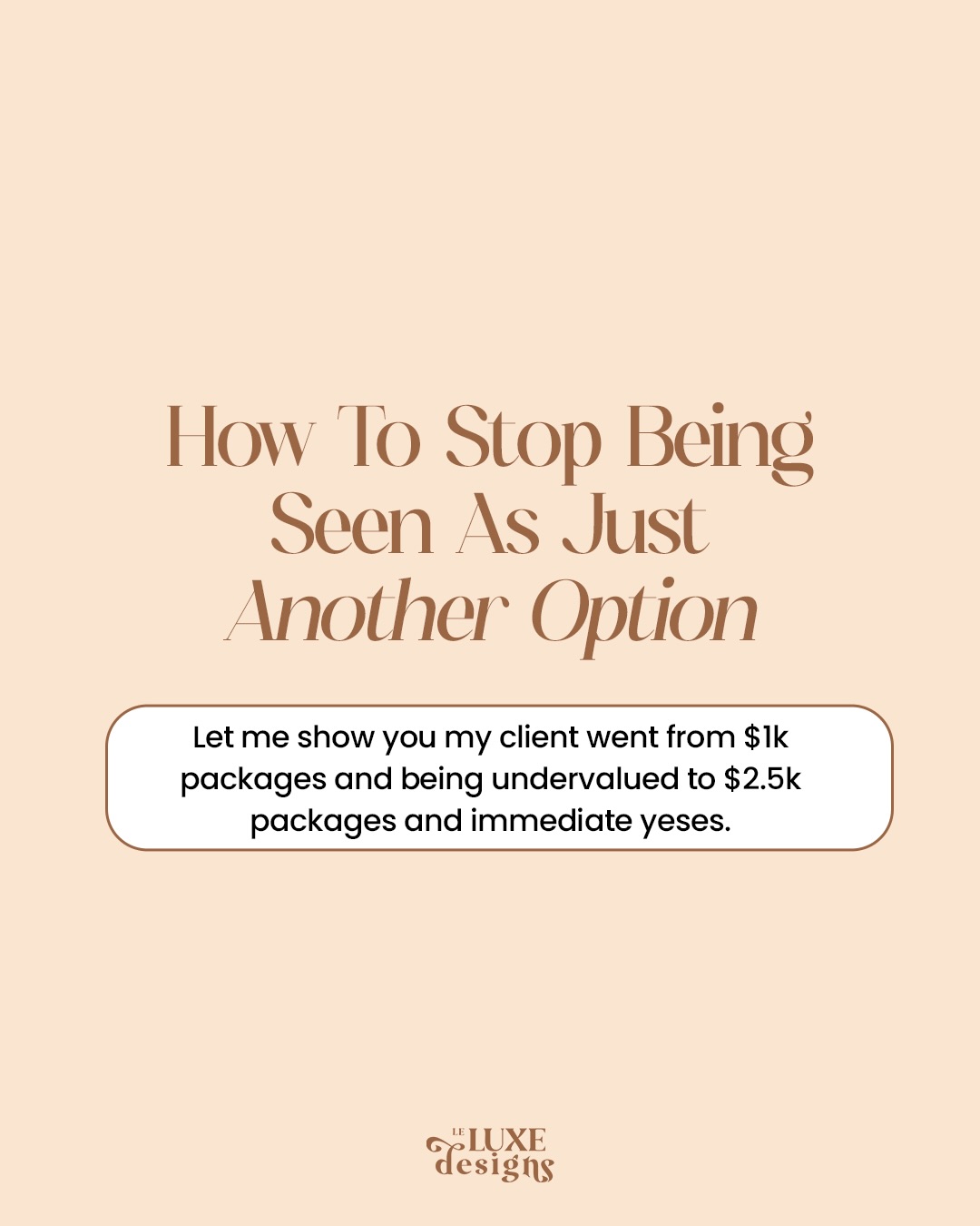 Look, I get it, just like my client. You’re determined to attract better clients so you can do your best work and actually be appreciated as the expert you are (& we love that 🙌🏾)
But right now, you’re putting money down the drain because you’re solving the wrong problem. It’s not visibility.
The problem is you don’t know your target audience deep enough for them to understand why they need you and the outcome they’re going to get. It’s not clear.
And because it’s not clear, no amount of posting, switching content strategies, making things more aesthetic, or trying different hooks is going to fix it (sorry not sorry 😅)
Literally just making a shift in her messaging, and making it specific to the type of client she actually wanted to attract, led to her doubling her prices and getting instant yeses. (& let’s be real, you want the same)
It didn’t come from more views or better-looking content. It came from clarity. A clear target, a clear message, and clear value.
So if you’ve tried all these different things like my client and it still hasn’t worked, and you’re ready to stop explaining your value and start attracting people who are ready to say yes…
DM me “SHIFT” 🙌🏾🙌🏾