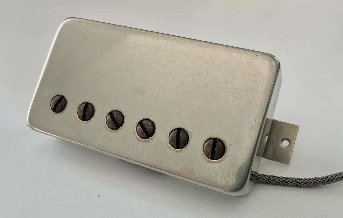FOR SALE- Ready to ship, MF Guitar Neck PAF
Aged repro cover
Aged pole screws
7.2K
3.6H
Long rough cast Alnico 5 magnet
49.2 spacing
Long leg
£115 + shipping
Matches the bridge pickup I have for sale