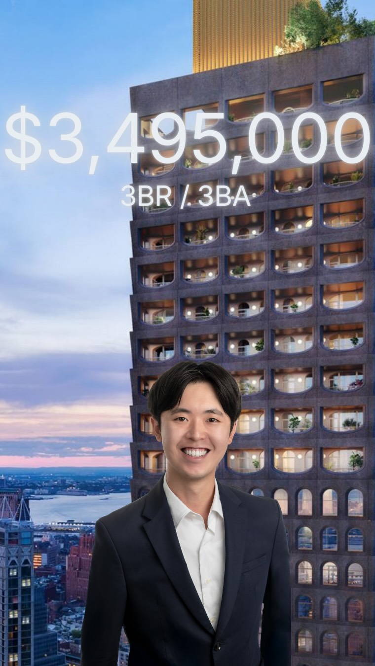 Where is my husband?!
Still “on the way”…
but I already upgraded.
📍 130 William St, Unit 43C
3 bed • 3 bath
1739 qft
Designed by David Adjaye
10-ft ceilings
Arched windows
Custom Italian kitchen
Marble everything
And yes there’s a pool.
Downtown views.
Proper layout.
No compromises.
At this point…
he doesn’t even qualify.
If you’re going to live in FiDi—
live properly.
DM me to schedule a tour.