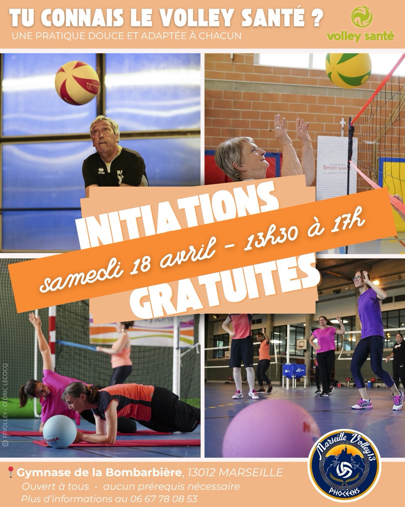 🏐 Envie de reprendre le sport en douceur, sans pression ni compétition ? Le Volley Santé est fait pour vous !
✔️ Pour celles et ceux qui n’ont pas fait de sport depuis longtemps,
✔️ Pour les personnes avec ALD (diabète, arthrose, maladies cardio…),
✔️ Pour les seniors actifs ou toute personne cherchant une activité conviviale et accessible à tous.
Ce que vous allez apprécier :
🏐 un ballon plus léger,
🚶 une pratique sans sauts,
💪 zéro pression, 100 % jeu !