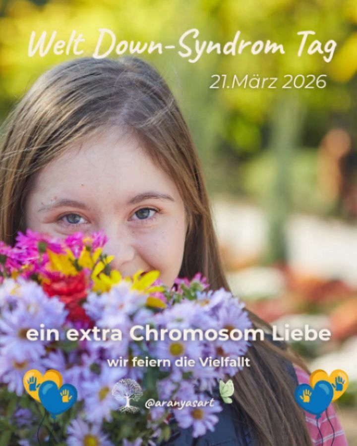 💛 💙💛Ein extra Chromosom Liebe – Morgen ist Welt-Down-Syndrom-Tag!
Morgen, am 21. März, feiern wir die Vielfalt. 🌈
💖🌈Menschen mit Down-Syndrom bereichern unsere Welt auf eine ganz besondere Weise: mit einer Herzlichkeit, die ansteckt, und einer Echtheit, die uns lehrt, worauf es im Leben wirklich ankommt.
Wusstest du schon? Das Datum 21.03. wurde gewählt, weil das 21. Chromosom bei Menschen mit Down-Syndrom dreimal vorhanden ist. Ein wunderschönes Symbol für dieses ganz besondere "Extra".💙💛💙
Inklusion bedeutet, zu erkennen, wie viel ärmer unsere Gesellschaft ohne diese besonderen Persönlichkeiten wäre. Sie schenken uns einen unverfälschten Blick auf das Wesentliche und zeigen uns, dass wahre Schönheit in der Einzigartigkeit liegt.
Socken rocken! 🧦✨
Um morgen ein sichtbares Zeichen für die Buntheit unserer Welt zu setzen, tragen wir zwei verschiedene Socken. Warum? Weil Chromosome unter dem Mikroskop fast wie Socken aussehen – und unterschiedliche Socken zeigen, dass es wunderbar ist, verschieden zu sein!
Mach mit und setze ein Zeichen:💫💌
Kram morgen die buntesten, verschiedensten Socken aus deiner Schublade und zeig uns deine Solidarität! 🦋
Ich freue mich auf eure Fotos! Markiert mich in euren Beiträgen – jede Story und jeder Post mit euren verschiedenen Socken wird von mir reposteet! 🔄💛
Ein Chromosom mehr bedeutet ein Vielfaches an Lebensfreude. Lasst uns morgen gemeinsam die Welt ein Stück bunter machen!
🌈💛💙🌈
Bunte Grüße
Eure Katharina
#LotsOfSocks #WeltDownSyndromTag #SockenRocken #InklusionLeben #VielfaltFeiern ExtraChromosomLiebe GemeinsamBunt BewusstseinSchaffen