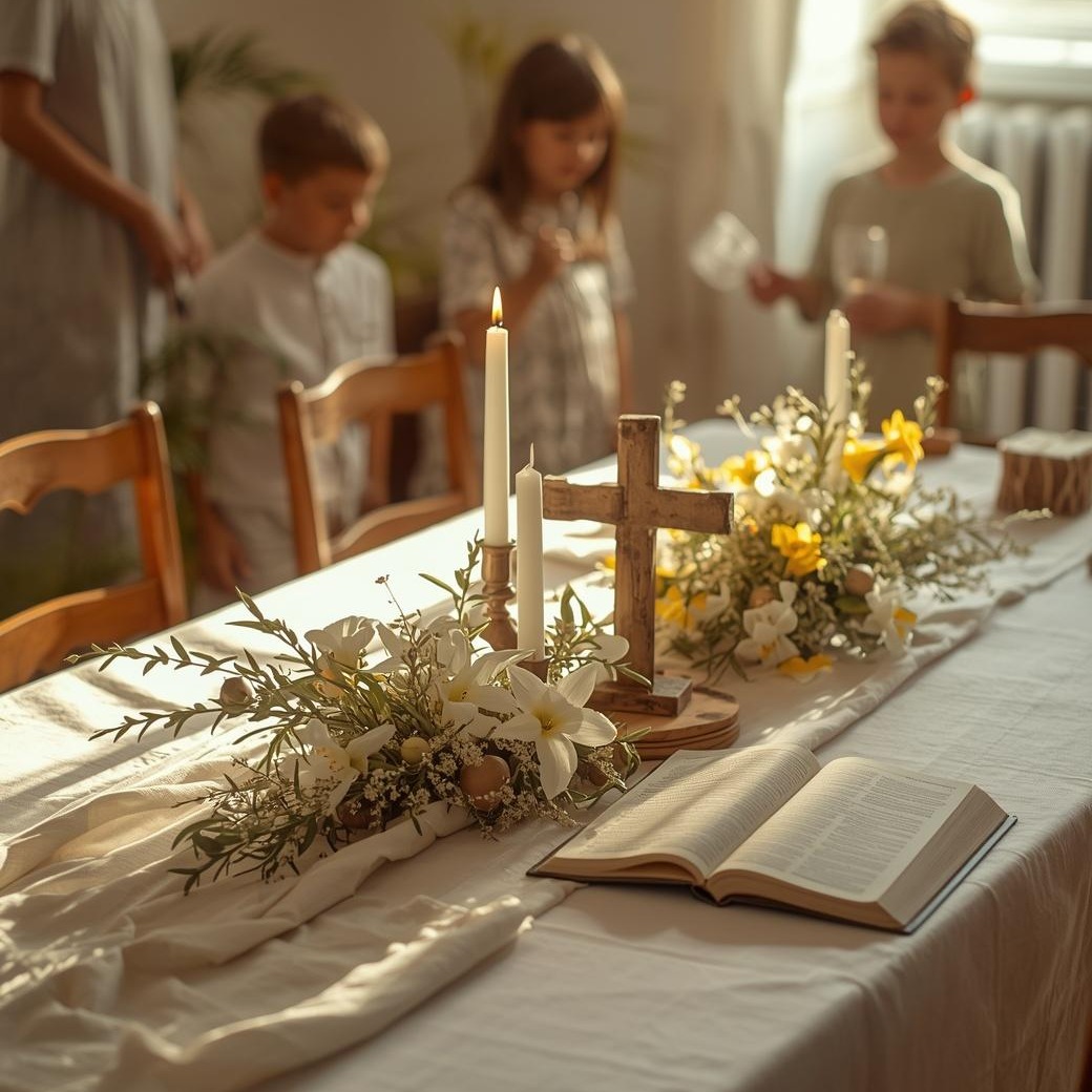 ✨ A Páscoa não precisa de ser perfeita. Precisa de ter significado.
Entre coelhos, ovos e chocolates… é fácil perder aquilo que realmente importa.
Mas a verdade é esta:
são os pequenos detalhes que ficam na memória dos nossos filhos.
Uma vela acesa.
Uma mesa preparada com intenção.
Um momento em família.
💛 Não é sobre gastar mais.
É sobre criar um ambiente onde eles sintam — e não apenas vejam — o verdadeiro sentido da Páscoa.
Se este ano quer fazer algo diferente, mais simples e mais especial…
preparei um guia completo com ideias práticas para transformar a sua casa.
👉 Leia o artigo completo no blog (link na bio)
🌿 Este ano, menos perfeição… mais intenção.
#pascoa #pascoacrista #decoracaodepascoa #maesdeportugal #familia #momentosemfamilia #festasemcasa #decoracaocriativa #memoriasafetivas #kidsart #festainfantil #maecriativa