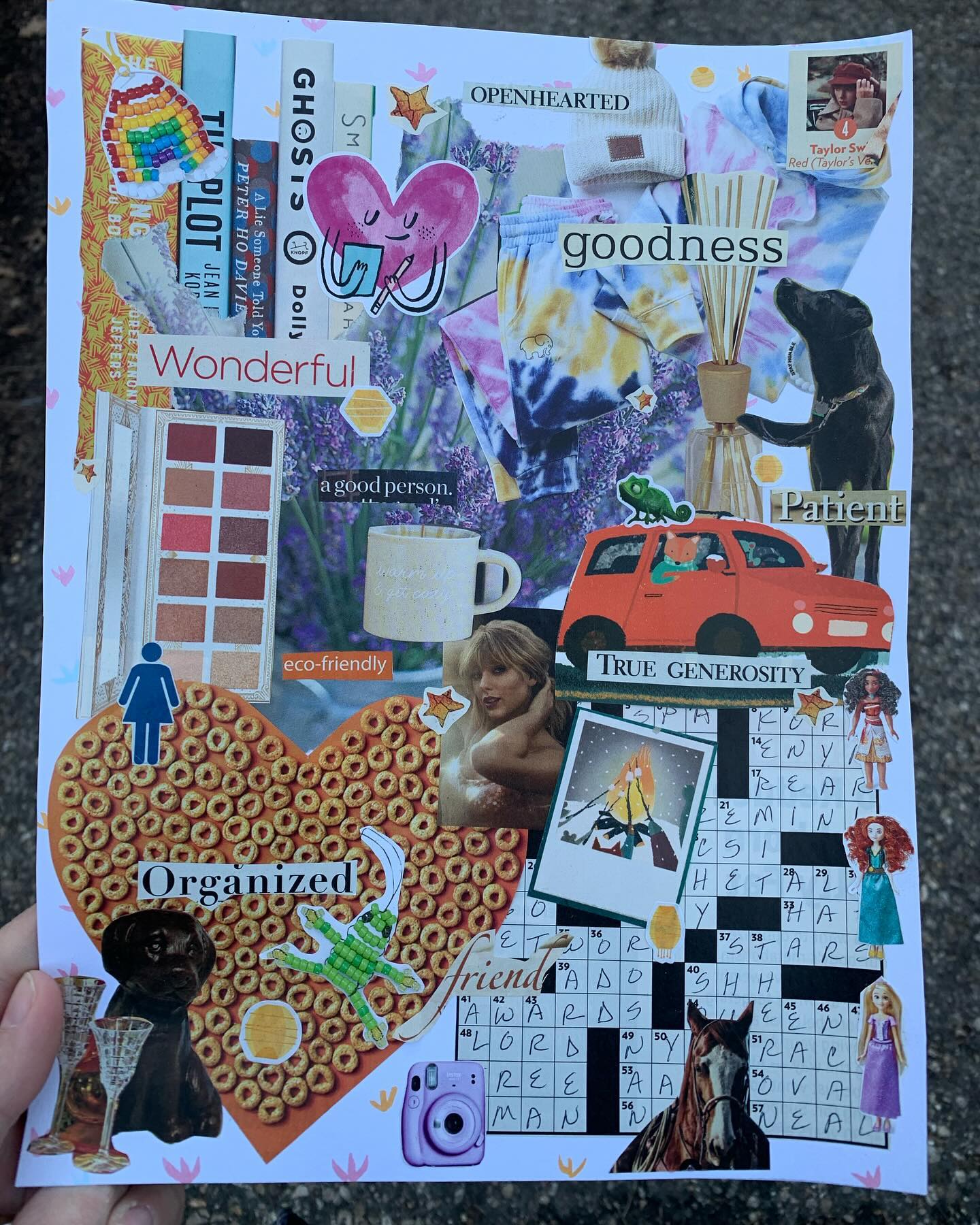 Let’s just say the art I’ve made in 2024 has been a new type of eclectic, frantic, and cathartic learning. As I enter my last semester of graduate school and become that much closer to being a registered art therapist and a licensed professional counselor, I want my art making to be for ME. This past year has been one of the toughest both academically and emotionally, but at least I’ve got my art supplies, my loved ones, and a bunch of preschool students cheering me on :)
Enjoy this collection of collage, drawing, printmaking, painting, and work in my altered book as the year draws to a close.